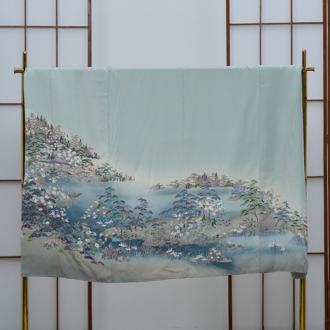 Chiku Fabric: 0630_23 | River Flows
