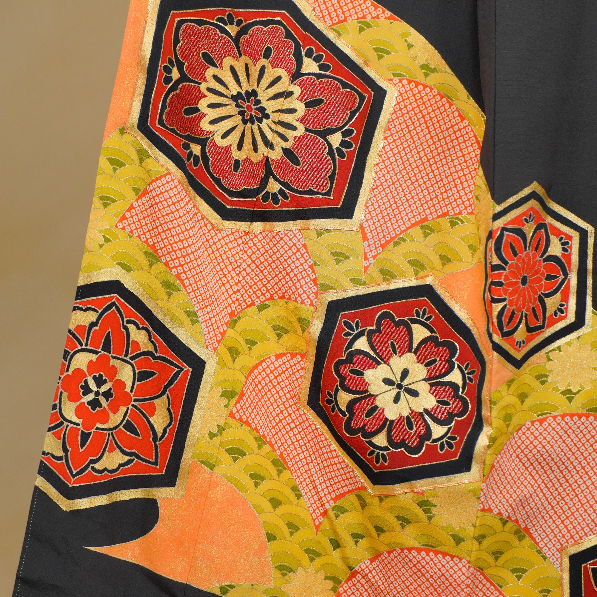 Thank You Fabric: Hexagonal Motifs (0717_16)