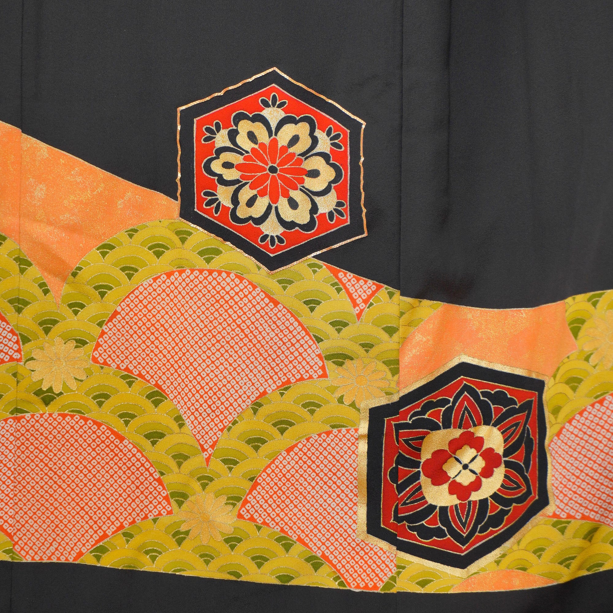 Thank You Fabric: Hexagonal Motifs (0717_16)