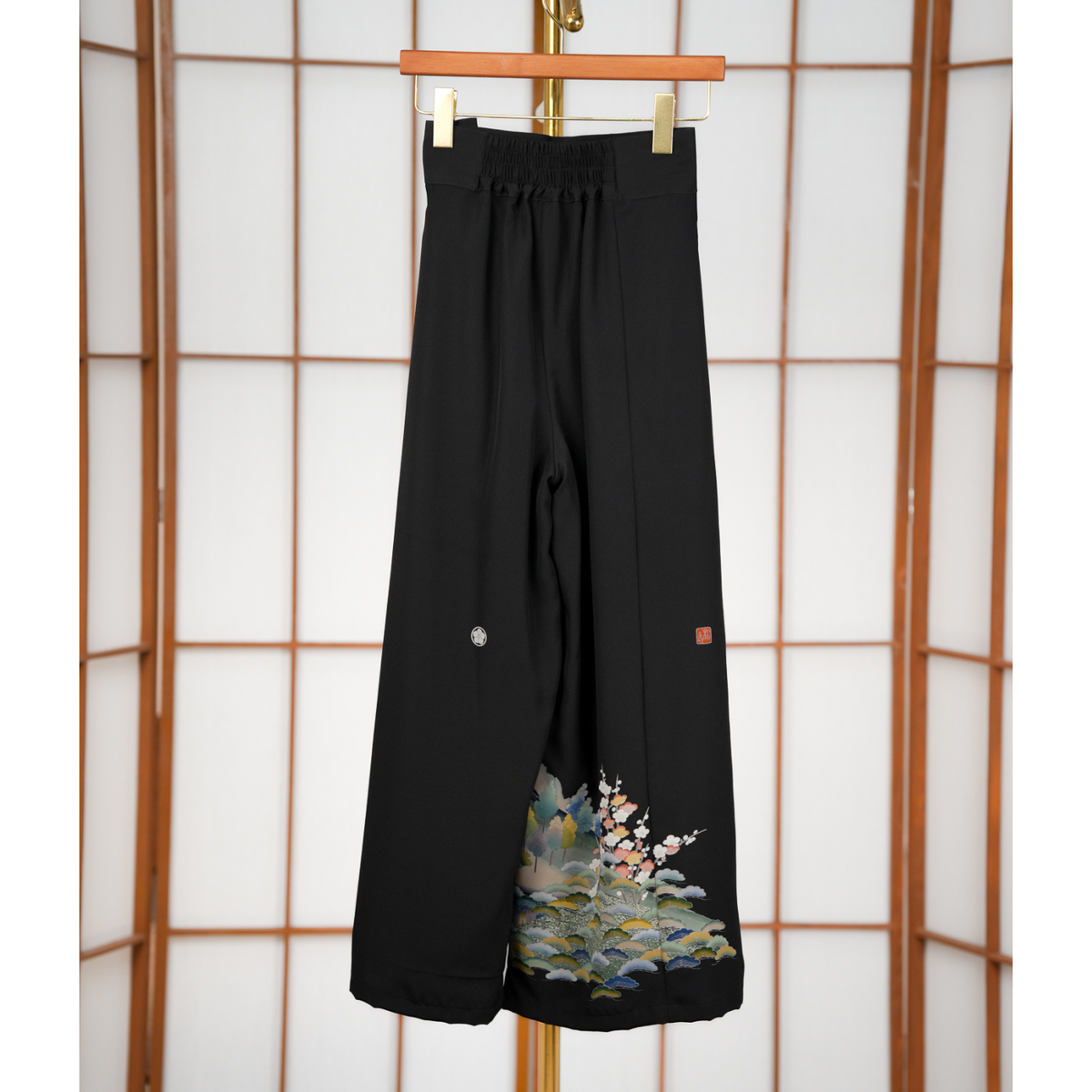 [no model/mannequin] Premium On-hand: Black Palazzo Pants | SB | PP4877 -O