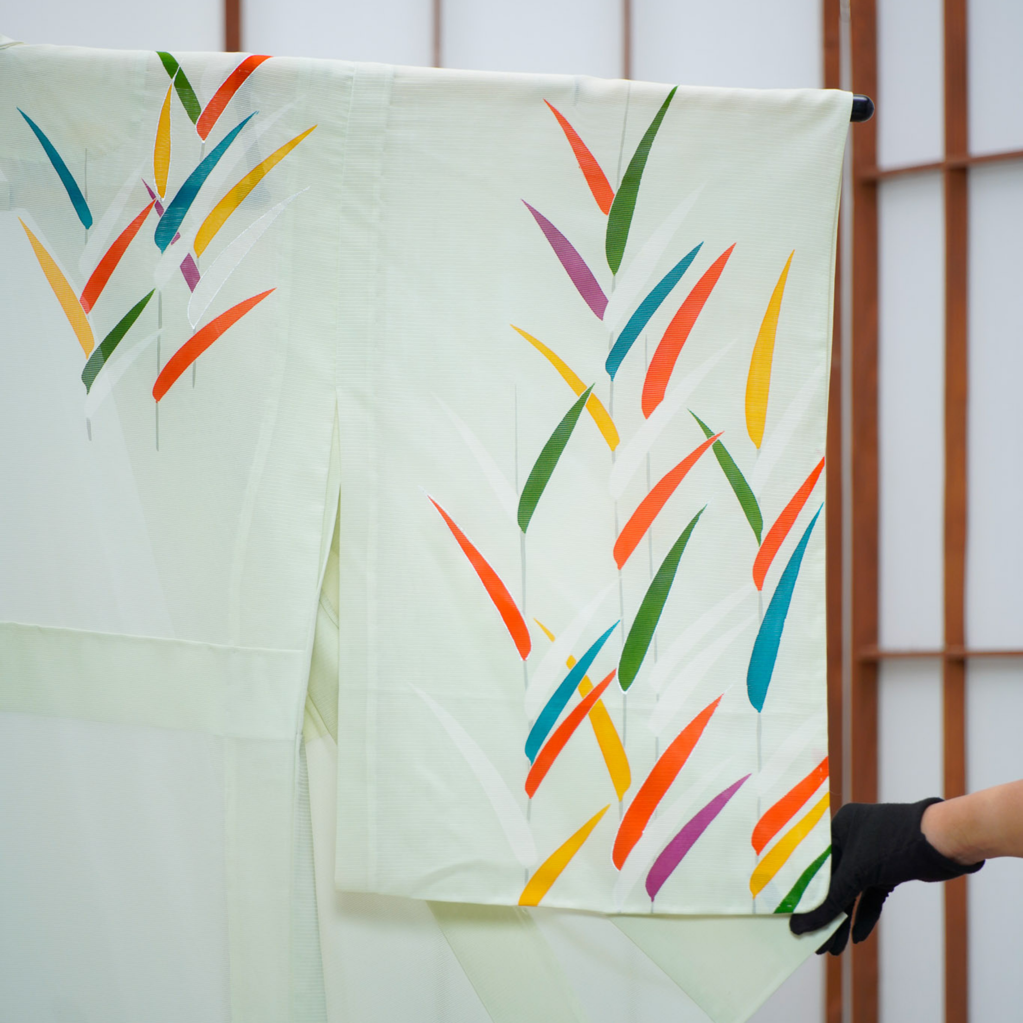 Premium Seethrough Fabric: 0625_61 | Polychrome Garden