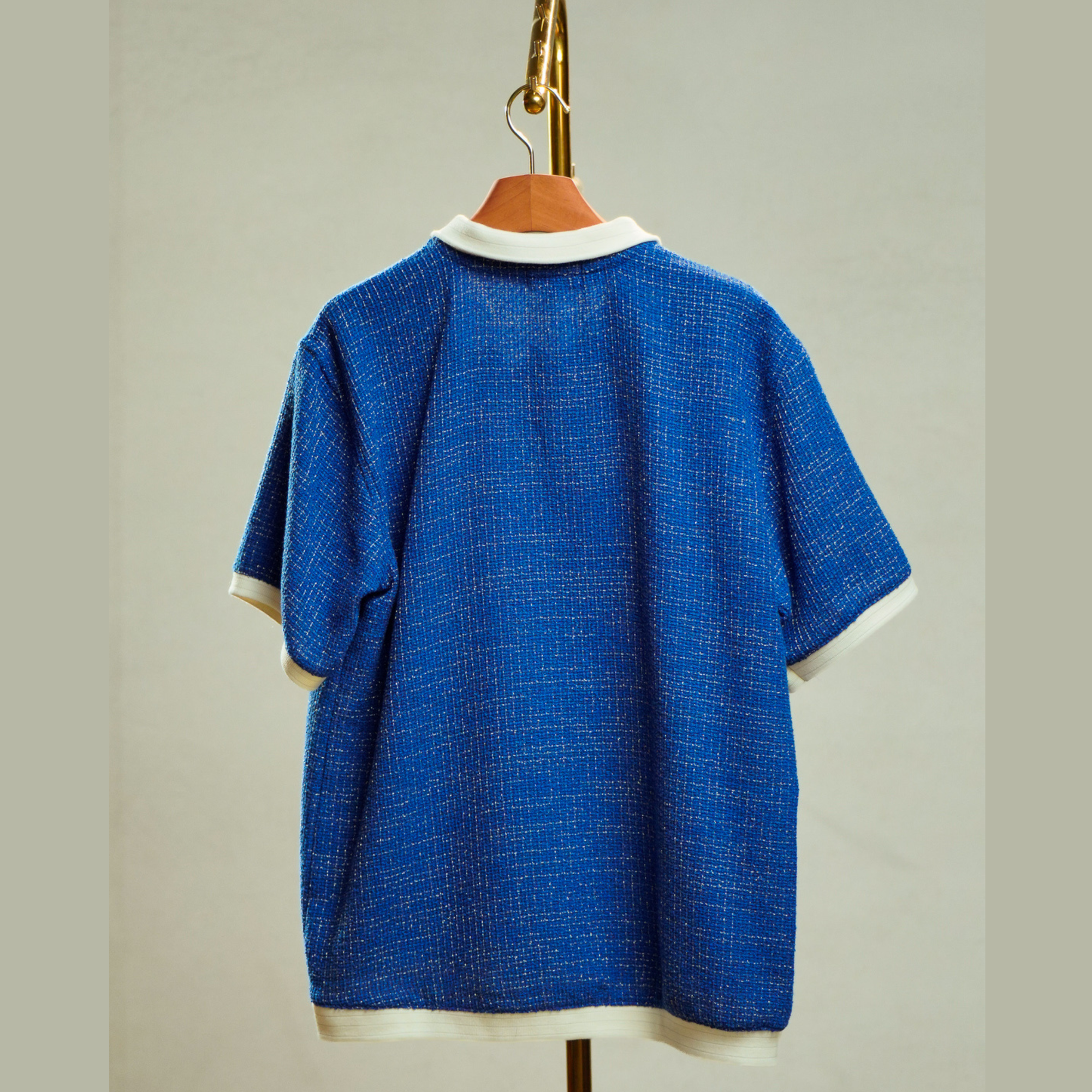 On-hand item: Tweed Relaxed Polo | Samurai Blue | L