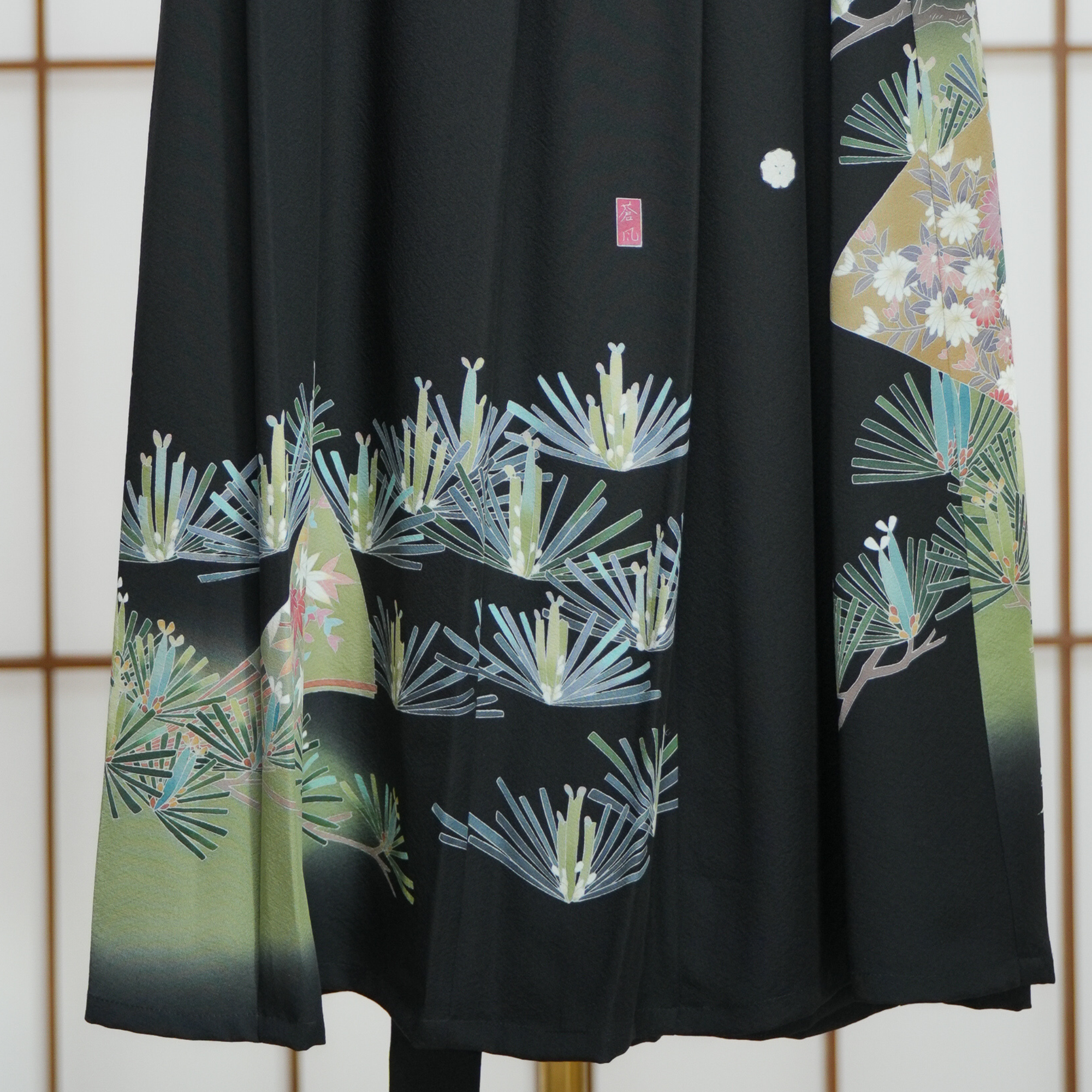 Premium On-hand: Black Hanbok Skirt | HS7022 | 1T - Yuzennn