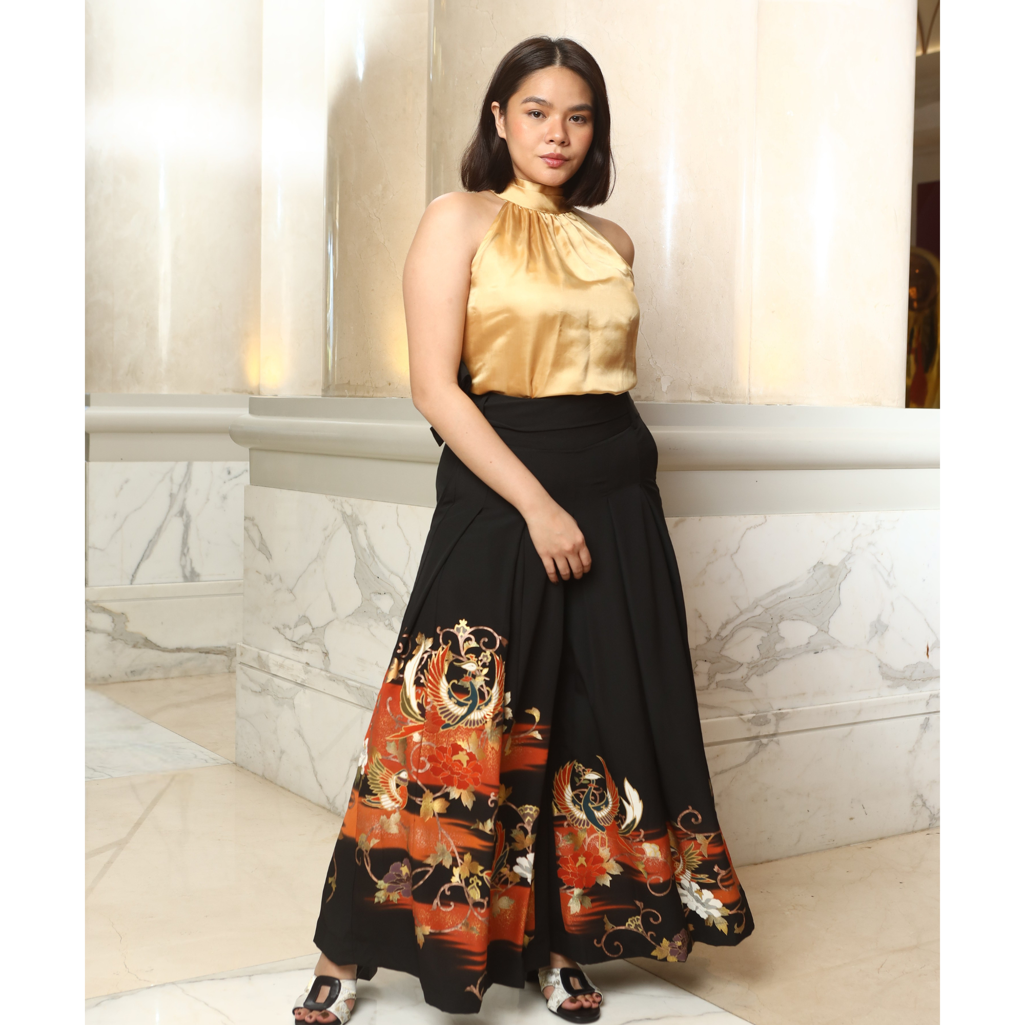 Premium On-hand: Black Hakama Pants | HKP4720M | L