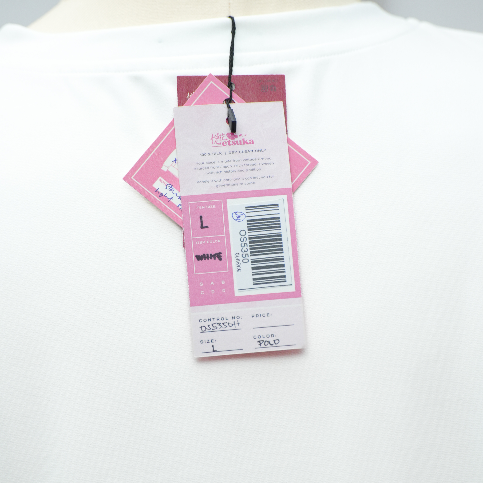 Premium On-hand: White Oversized Shirt | L | OS5350