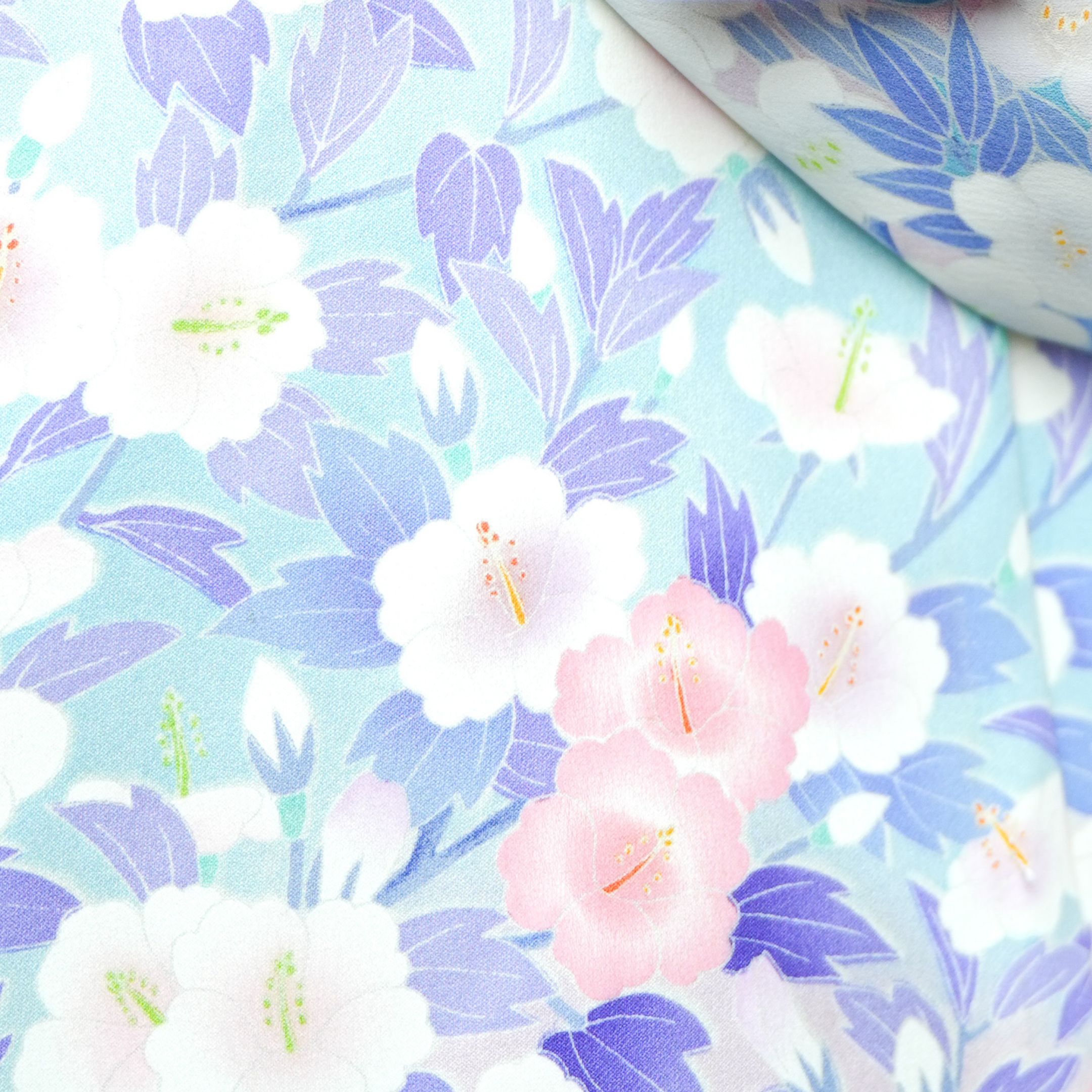 Premium On-hand: Blue flower Bomber Jacket with Hoodie | XLB | BJH7299Ml