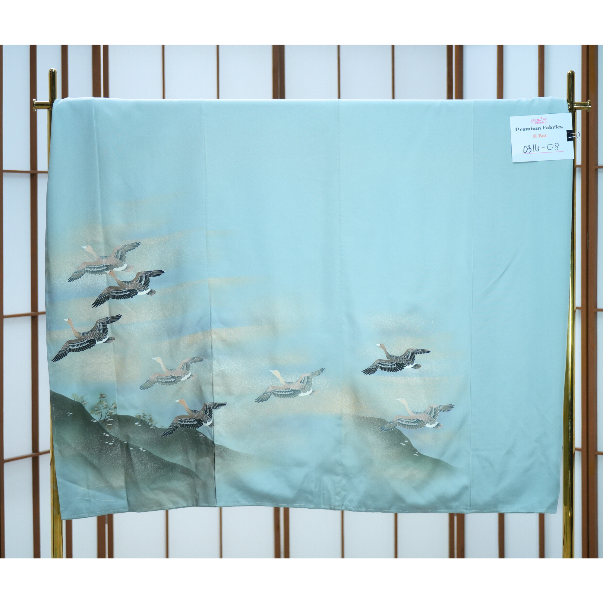 Bai Fabric: 0316-08 - Blue birds