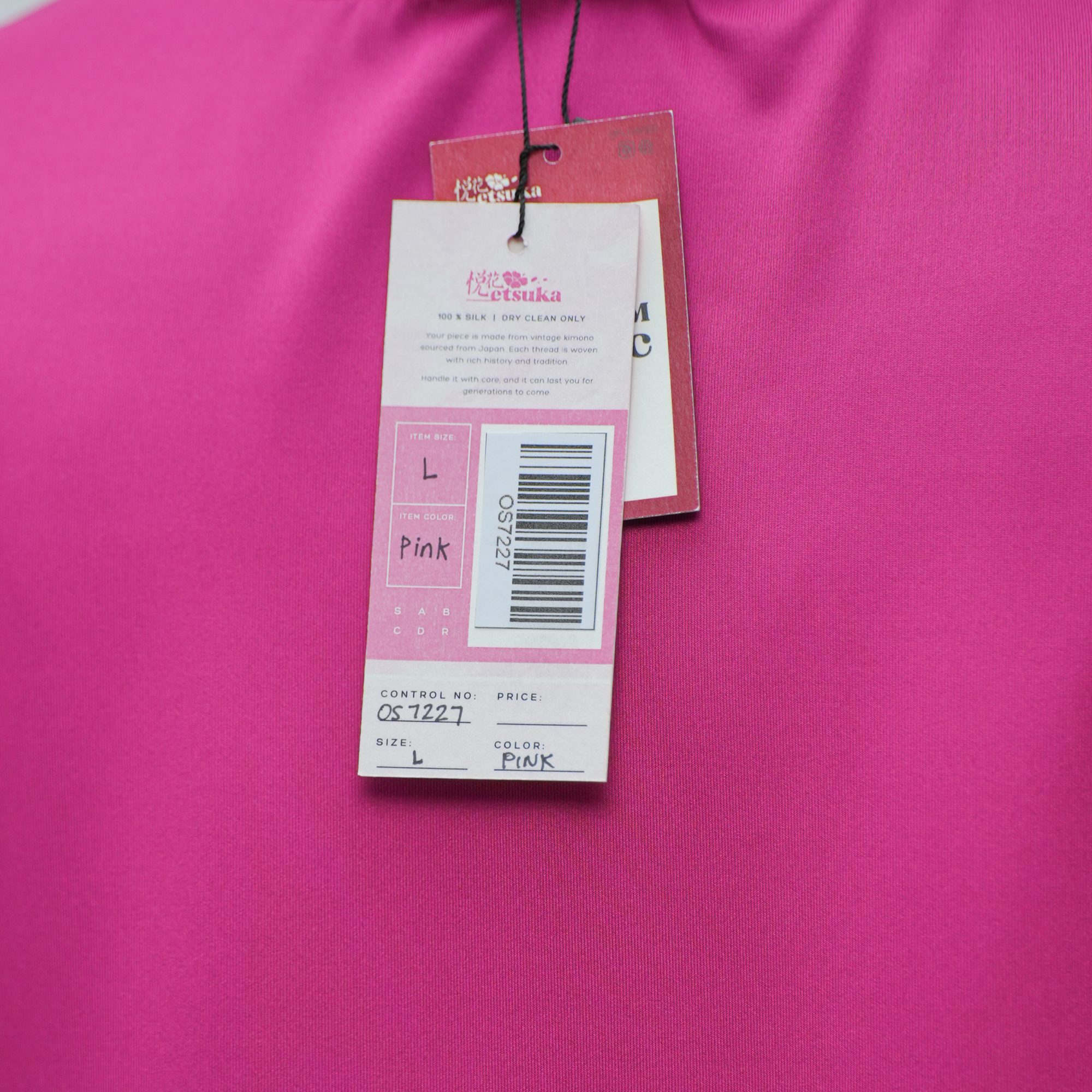 Premium On-hand: Pink Oversized Shirt | L | OS7227