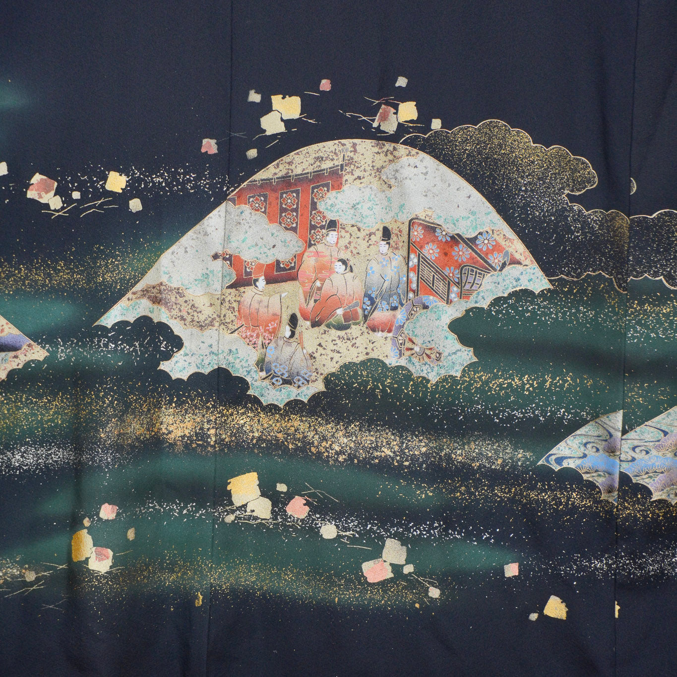 Premium Chiku Fabric: 0801_02 | Moonlit Procession