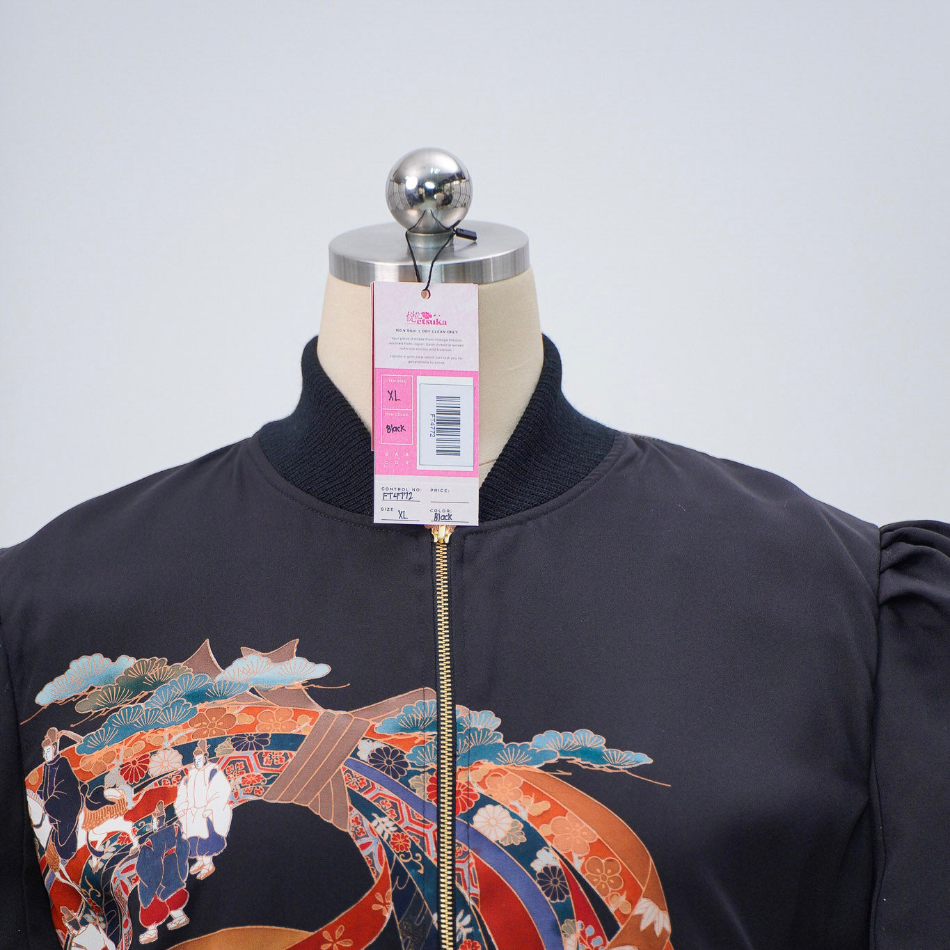 On-hand item: Filipiniana Bomber Jacket| Black | FBJ4772 | XL