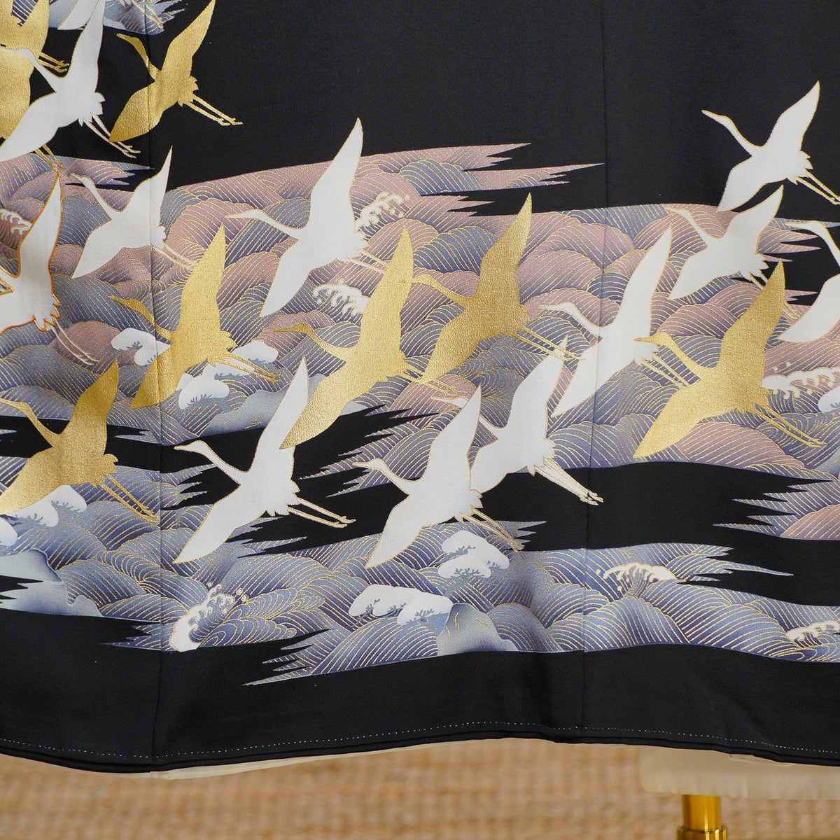 Premium Sho Fabric: 0911_02 | Waving Birds