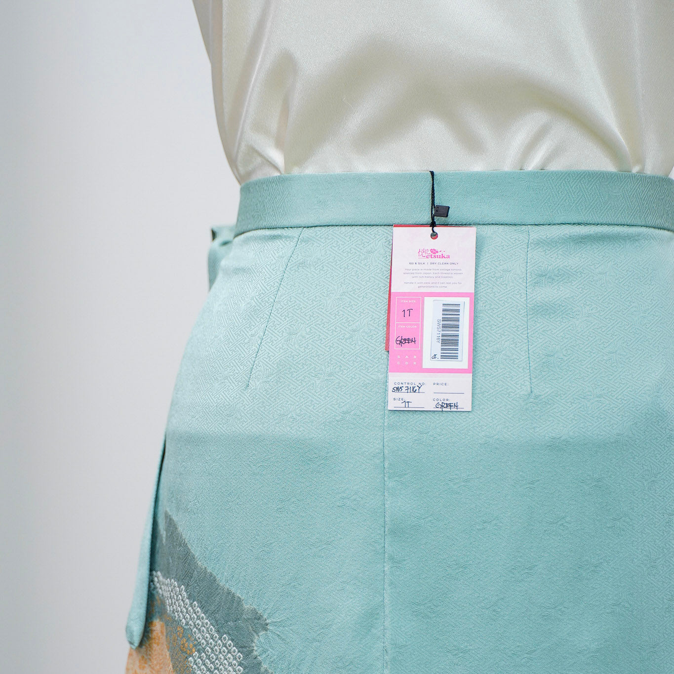 Premium On-hand: Green Summer Wrap Skirt | SWS7116 | 1T