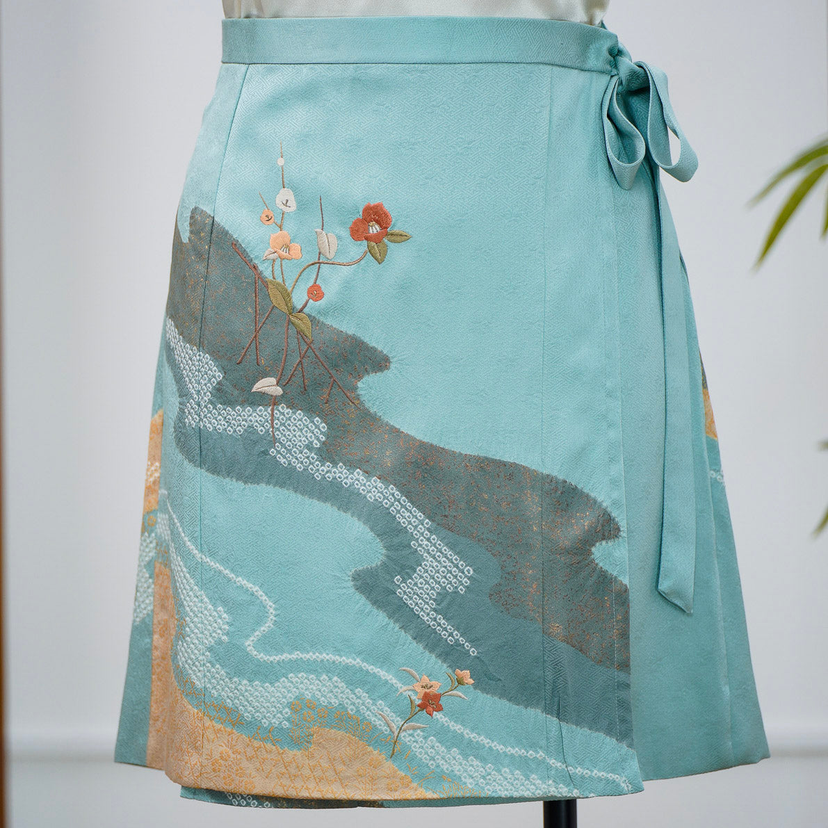 Premium On-hand: Green Summer Wrap Skirt | SWS7116 | 1T