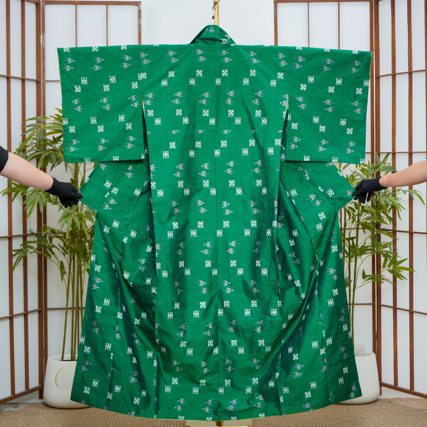 Premium Sho Fabric: 0630_31 Emerald Weave
