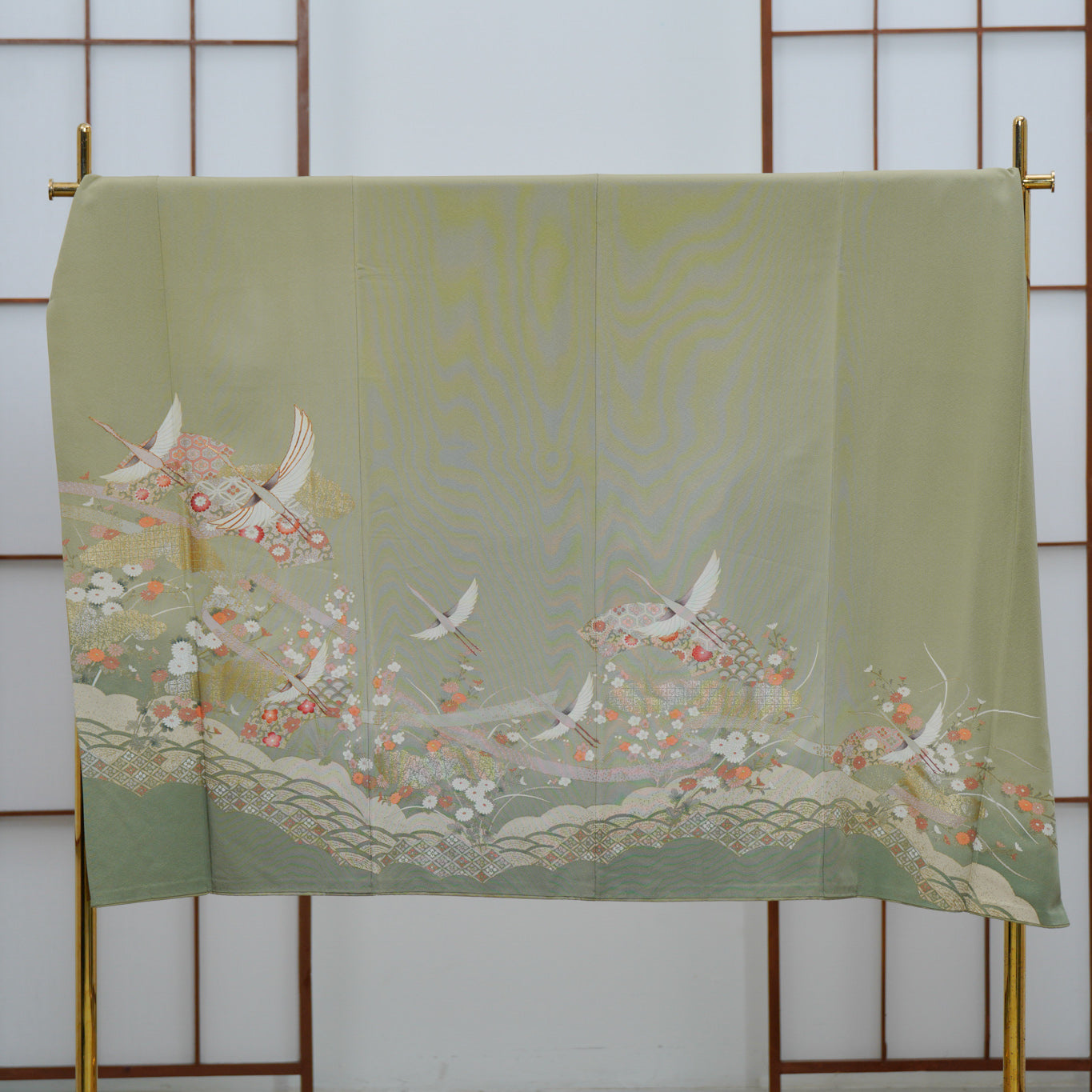 Chiku Fabric: 0630_24 | Earthy Green