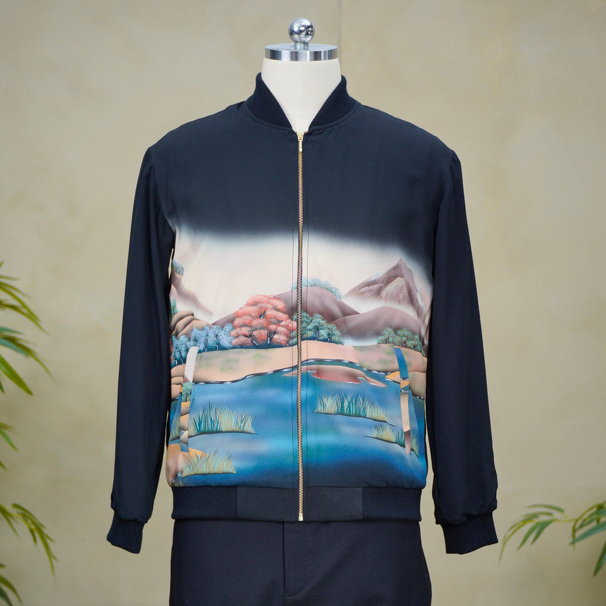 Premium On-hand: Black Men's Bomber Jacket | XL | BJ8225M (O)