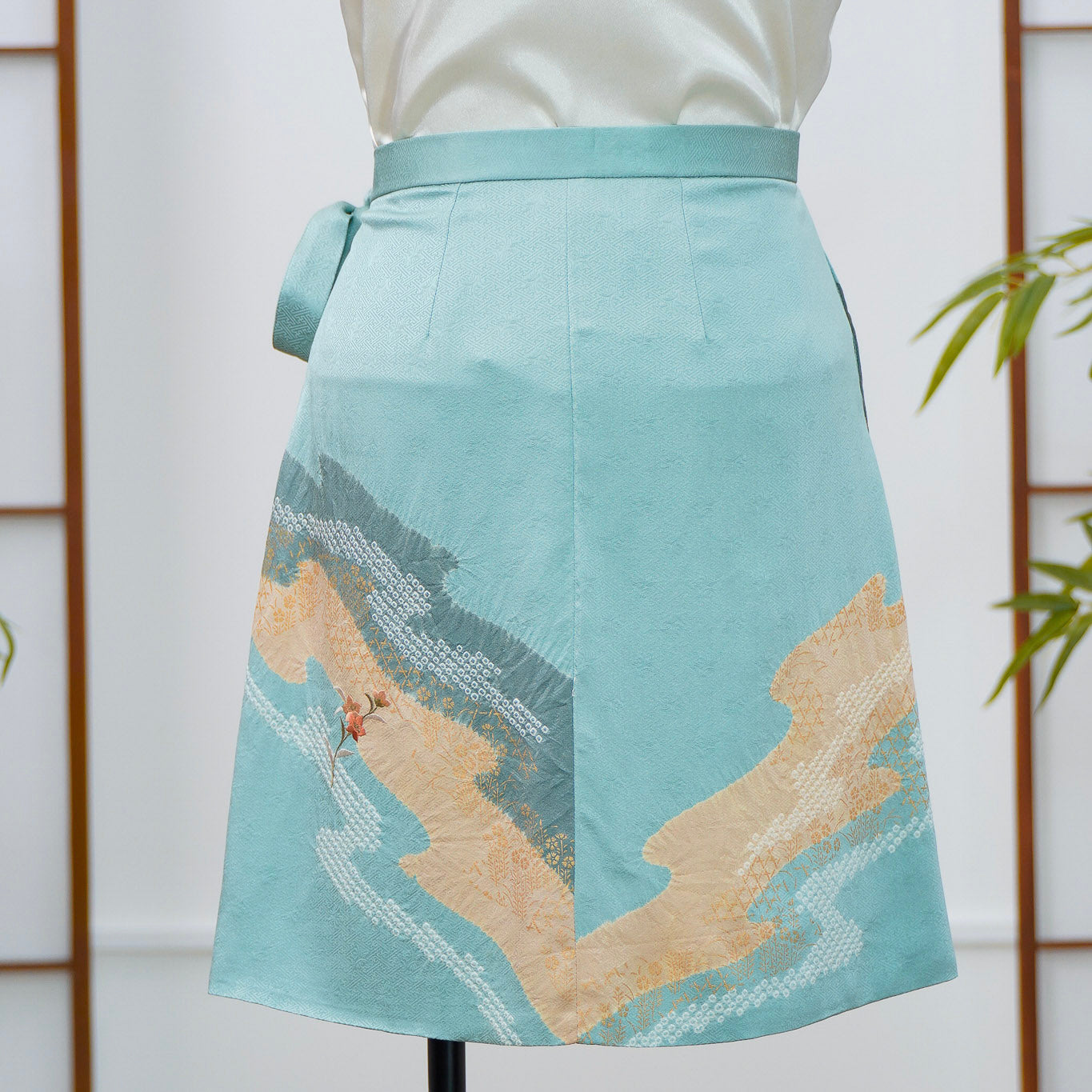 Premium On-hand: Green Summer Wrap Skirt | SWS7116 | 1T