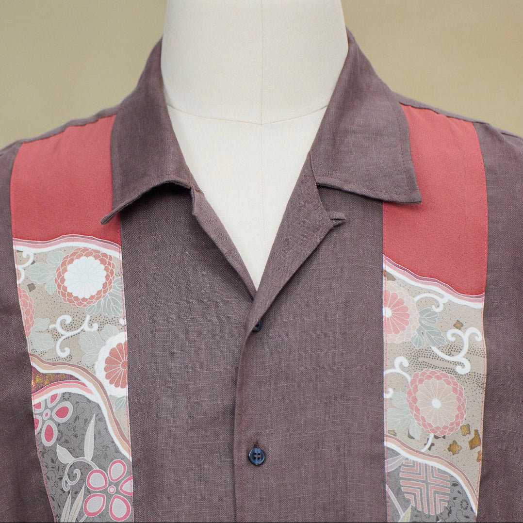Premium On-hand: Brown Men's Linen Polo | XL | LP8439H