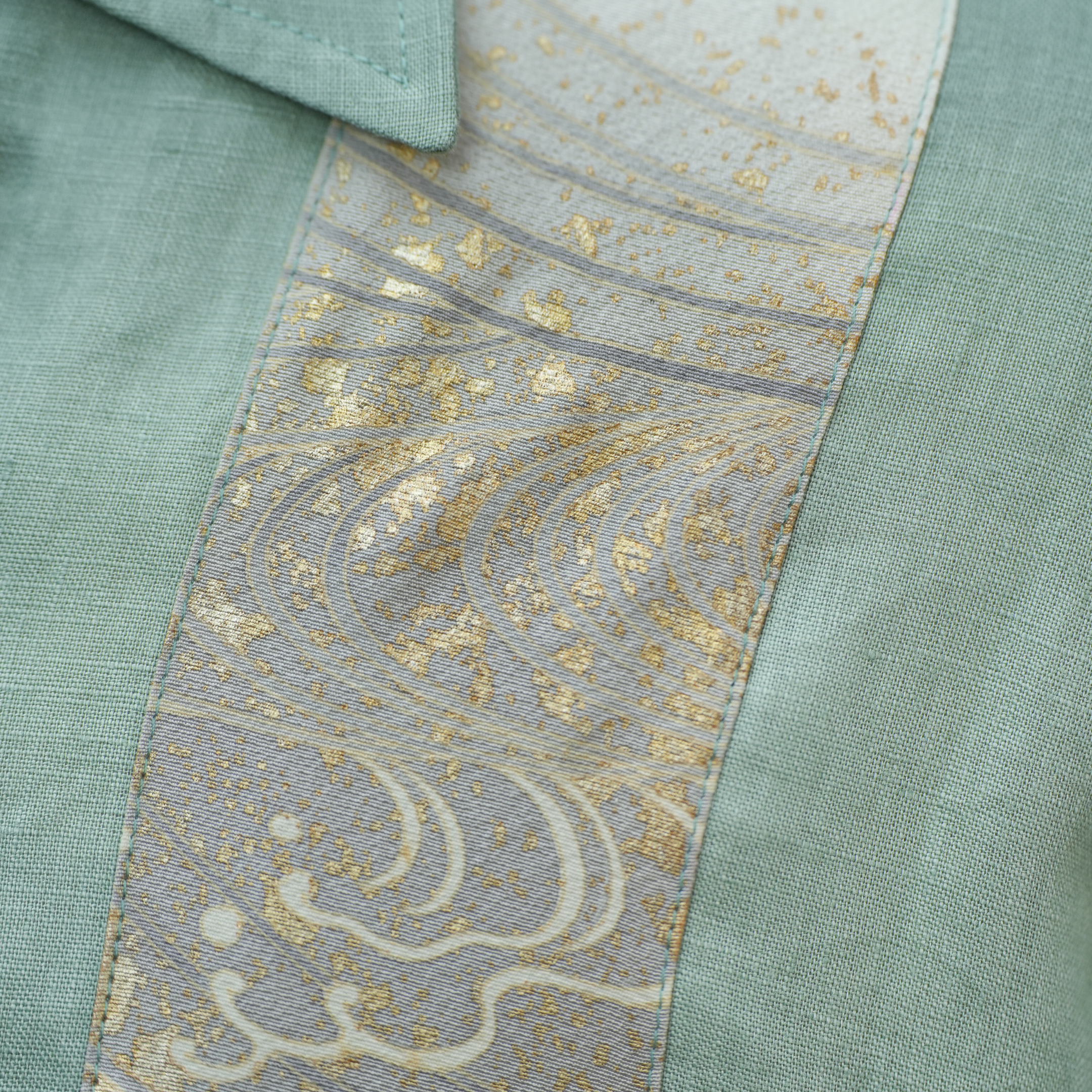 Premium On-hand: Green Men's Linen Polo | LP4390 | L