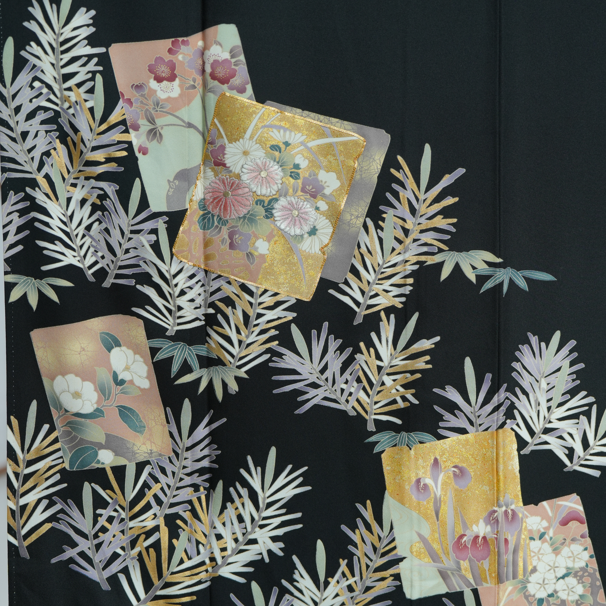 Chiku Fabric: 0316-22 - Black