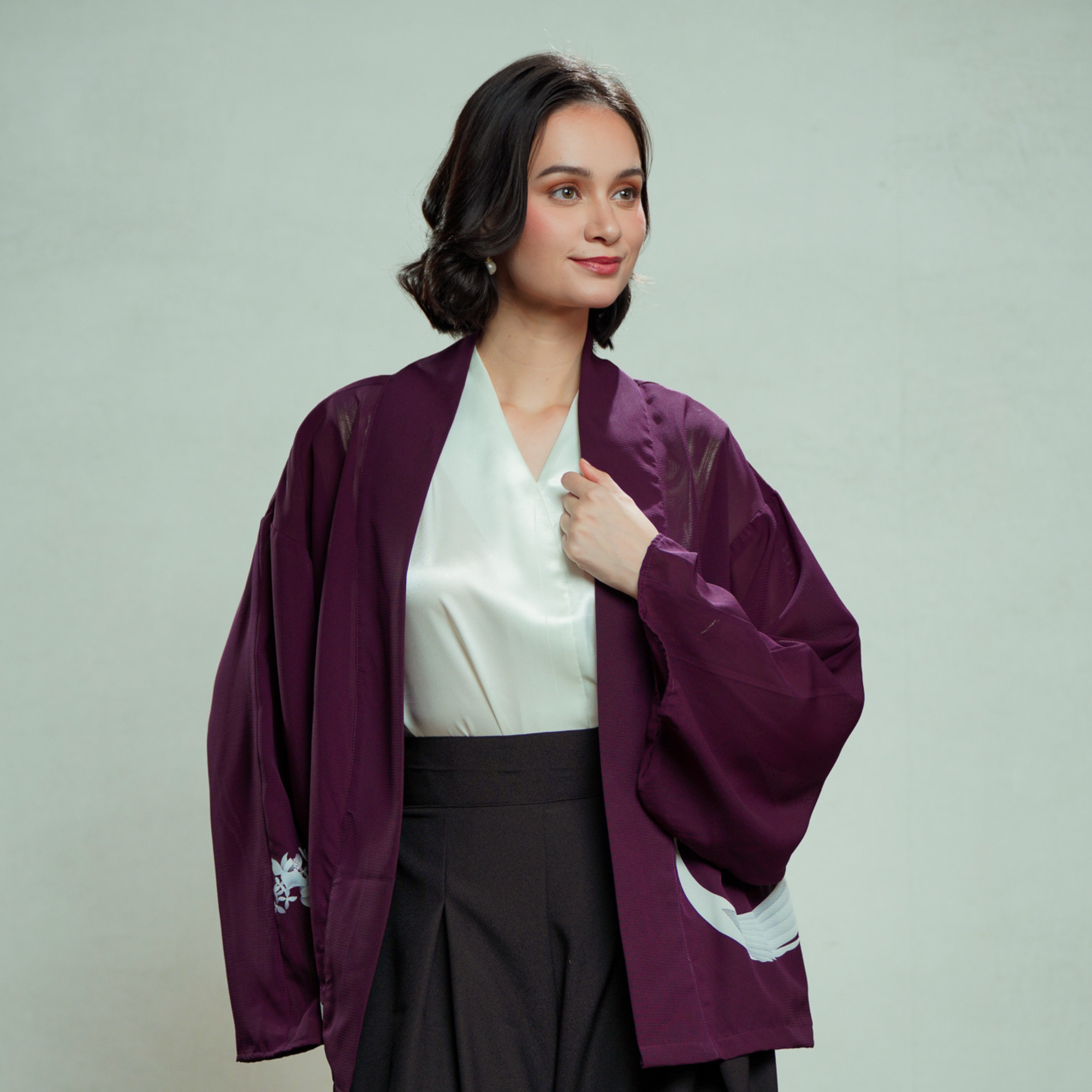 Premium On-hand item: Magenta See through Blazer | 2T | B7766 | Magenta