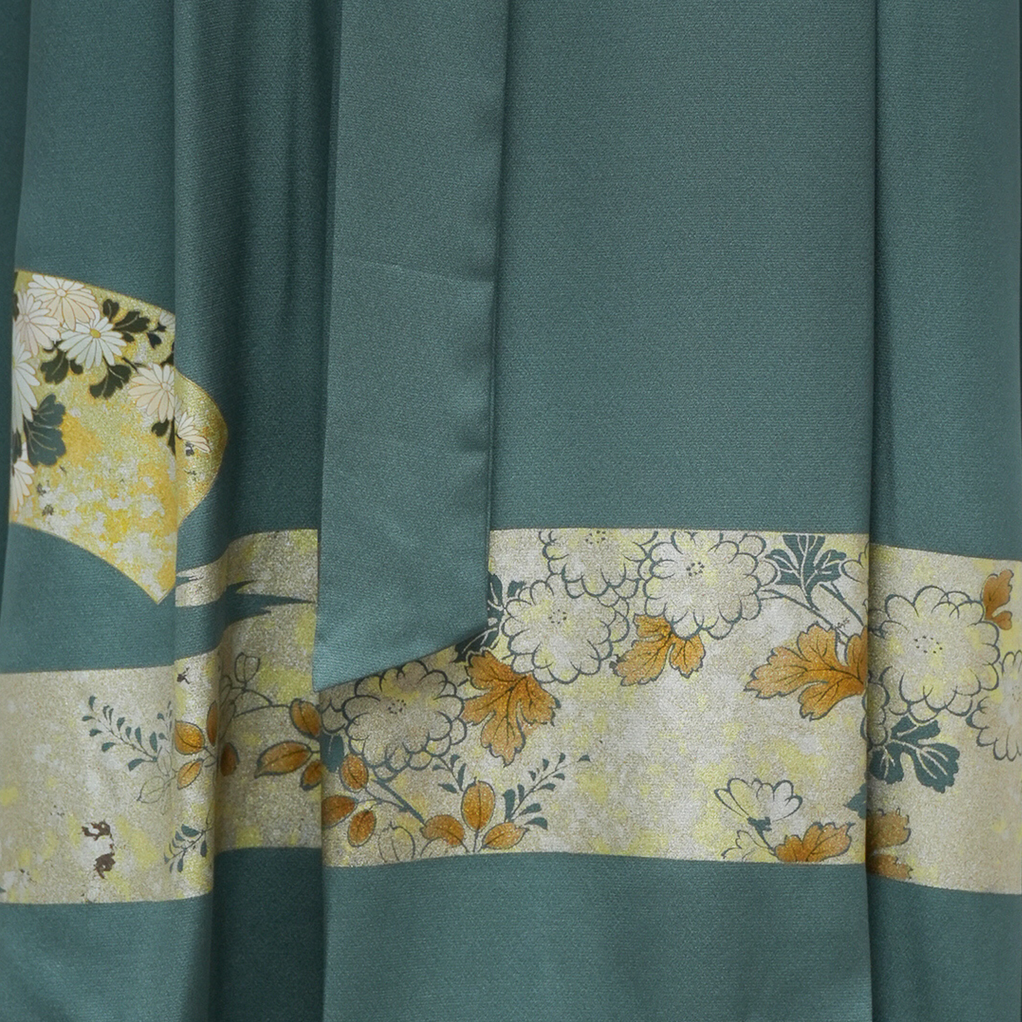 Premium On-hand: Emerald color Hanbok Skirt | HS7082 | 2P