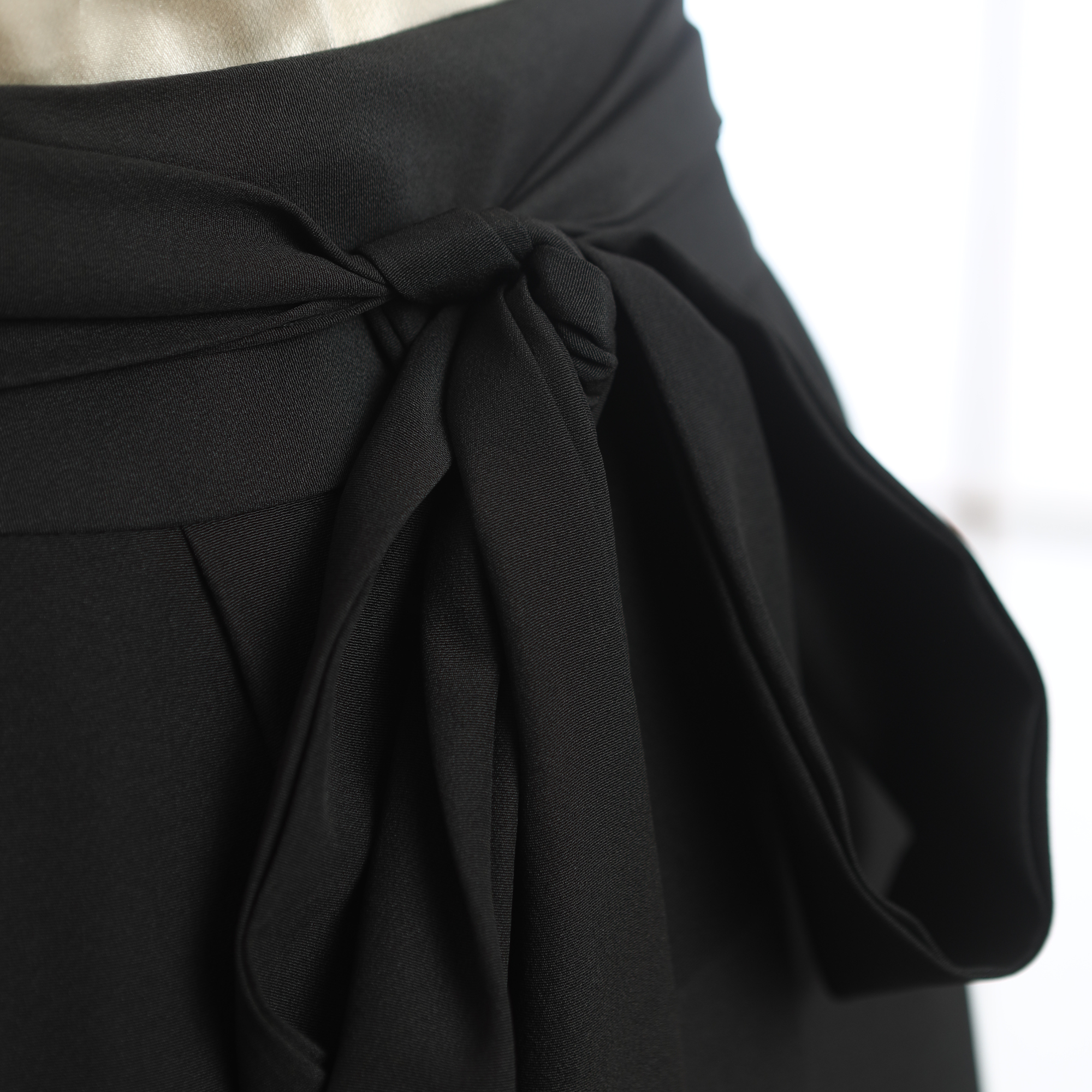 Premium On-hand: Black Hanbok skirt | HS7312 | 2T (Yuzen!)