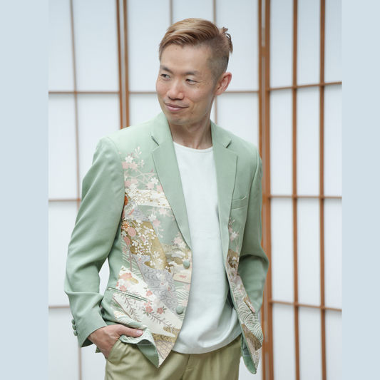 Premium On-hand item: Men's Suit Green | L | MS7071H