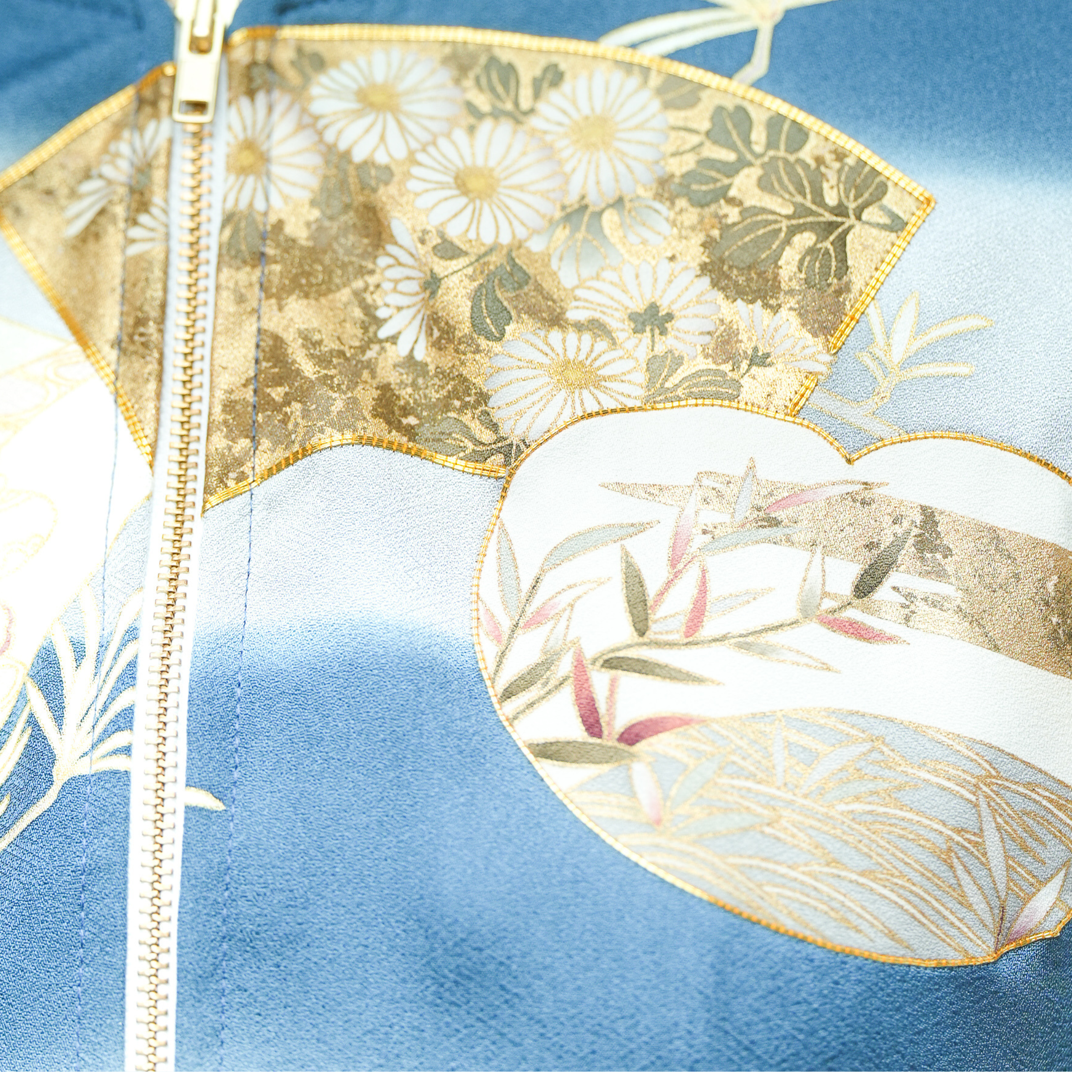 Premium On-hand: Blue Bomber Jacket with Hoodie | MB | BJH7290M