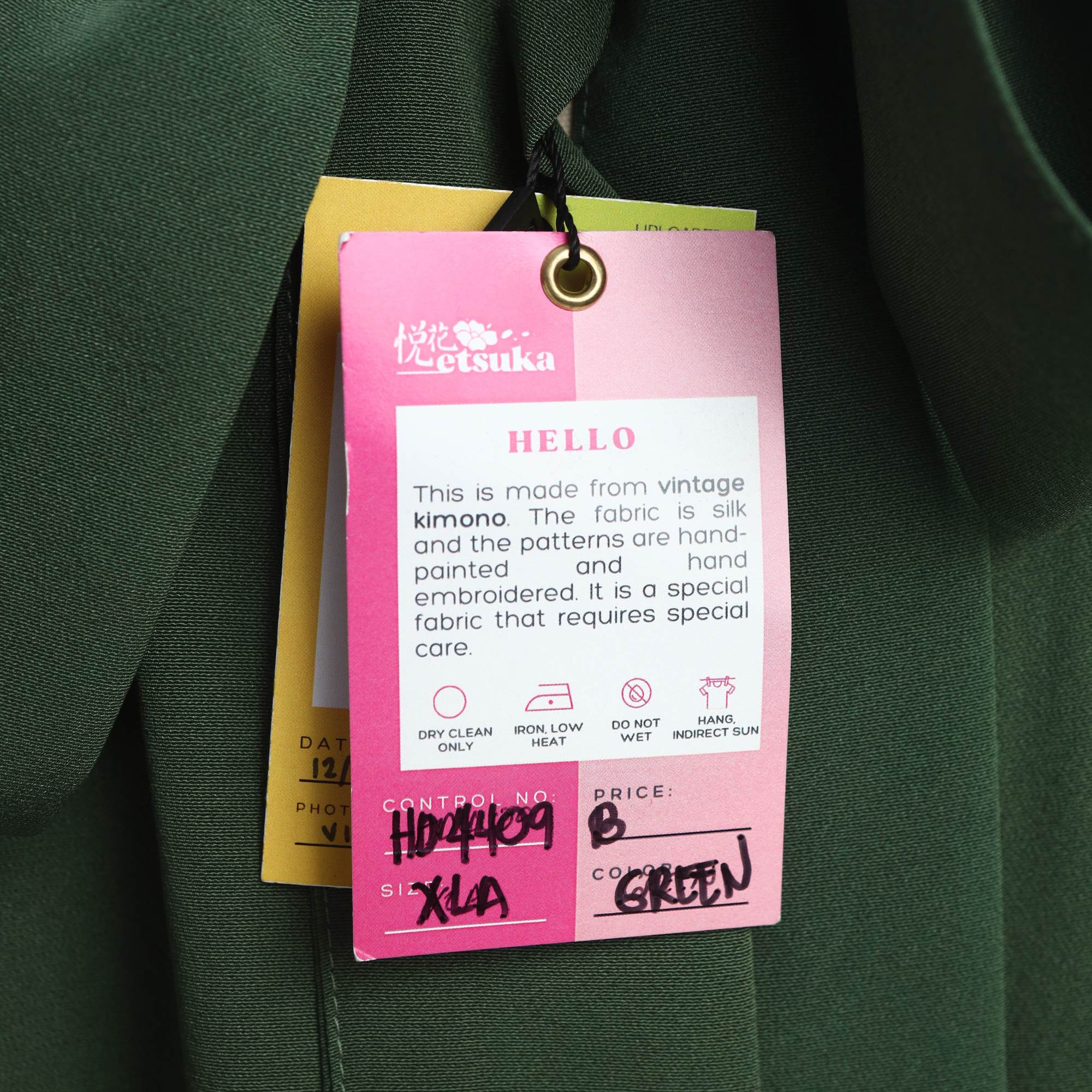 On-hand: Halter Dress Green | HD4409 Size: XLA