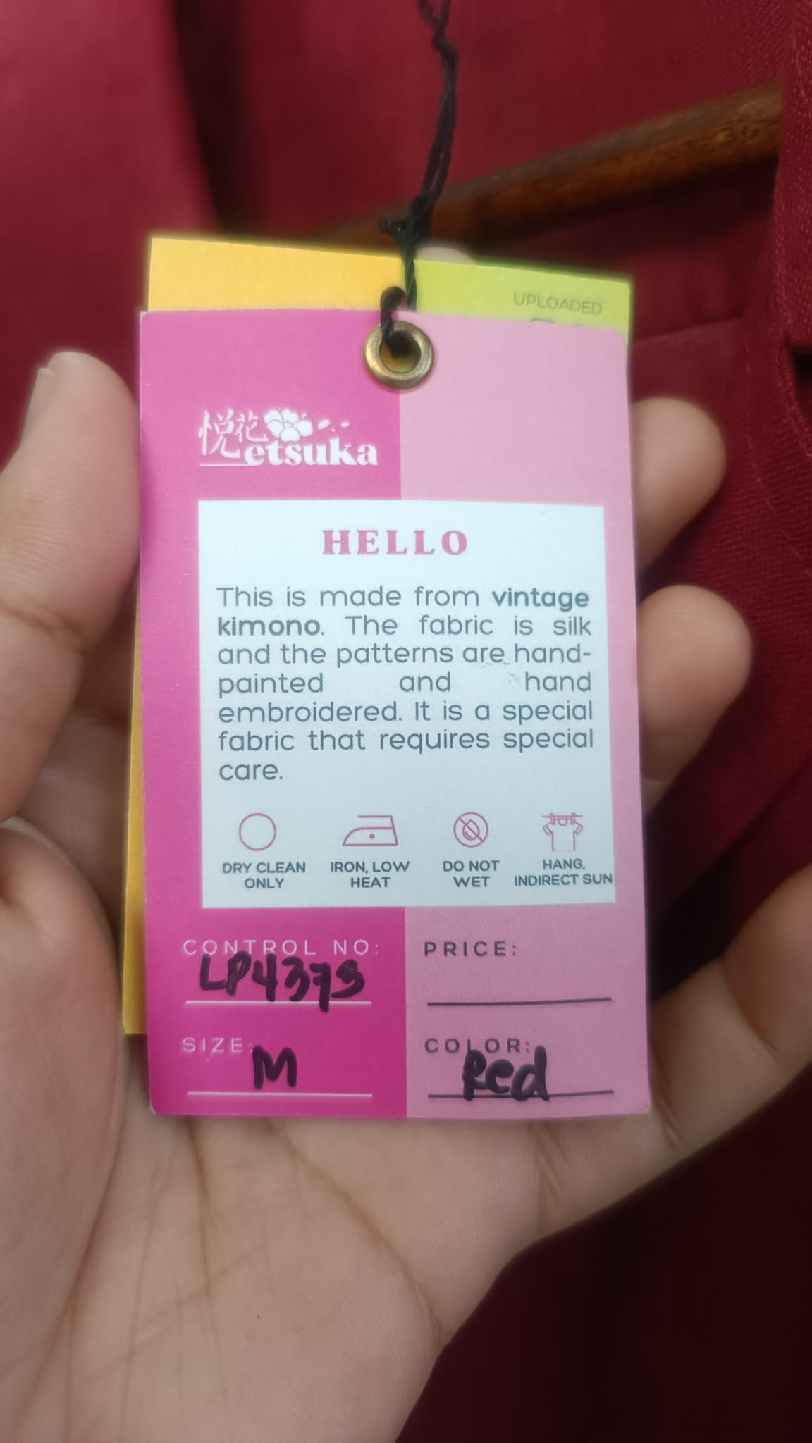 Premium On-hand: Red Men's Linen Polo | LP4373 | M