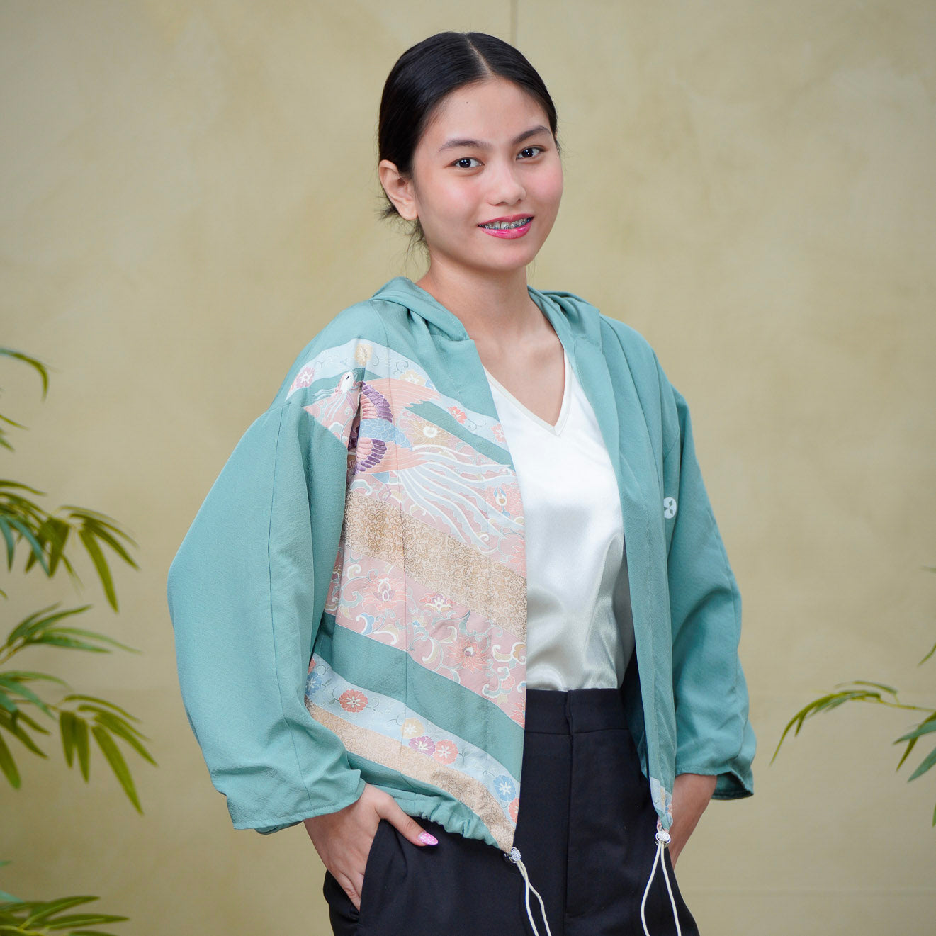 Premium On hand: Green Kodomo Hoodie | HK8207Y | Small