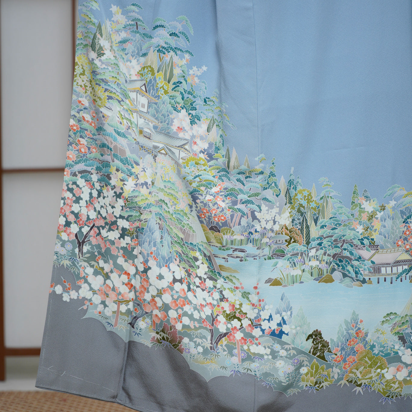 Chiku Fabric: 0630_27 | Dreamy Blue