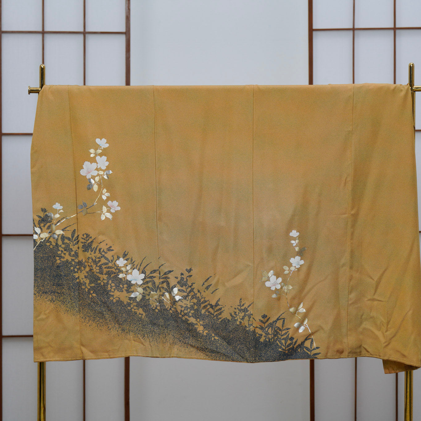 Chiku Fabric: 0630_20 | Mustard Bloom