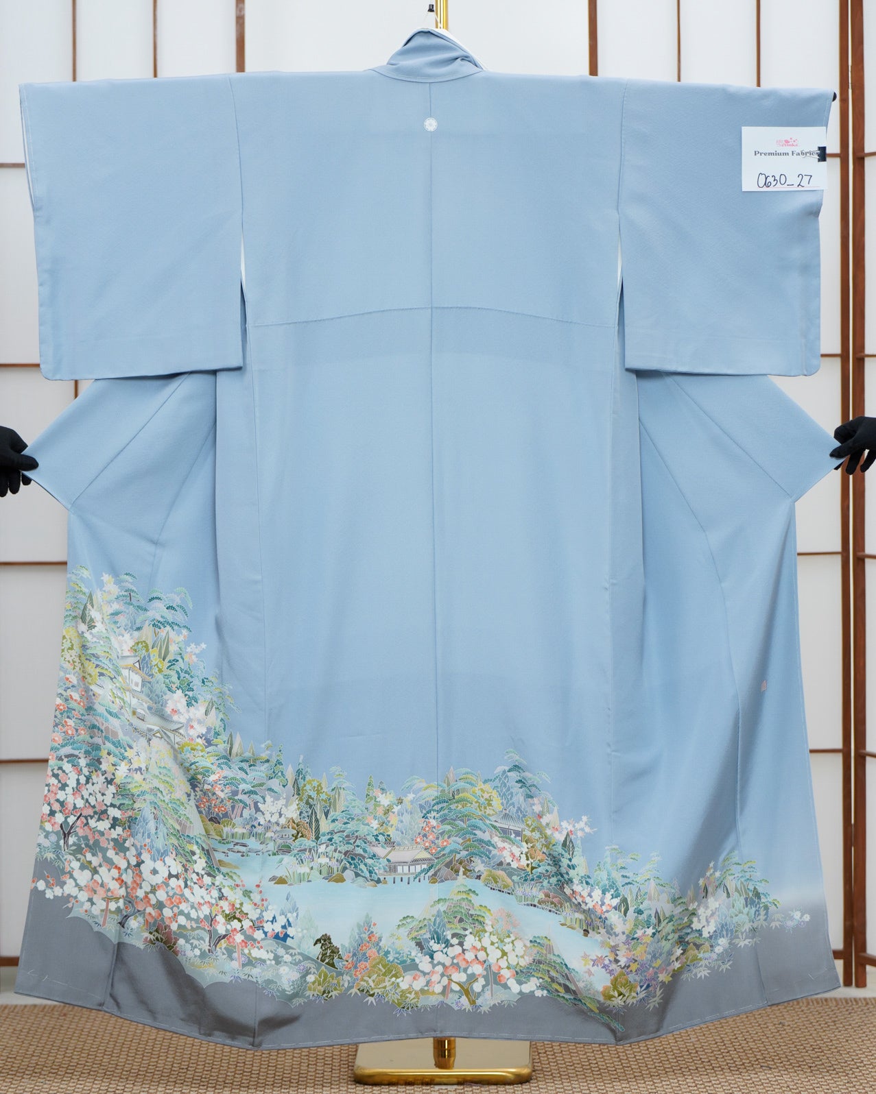 Chiku Fabric: 0630_27 | Dreamy Blue