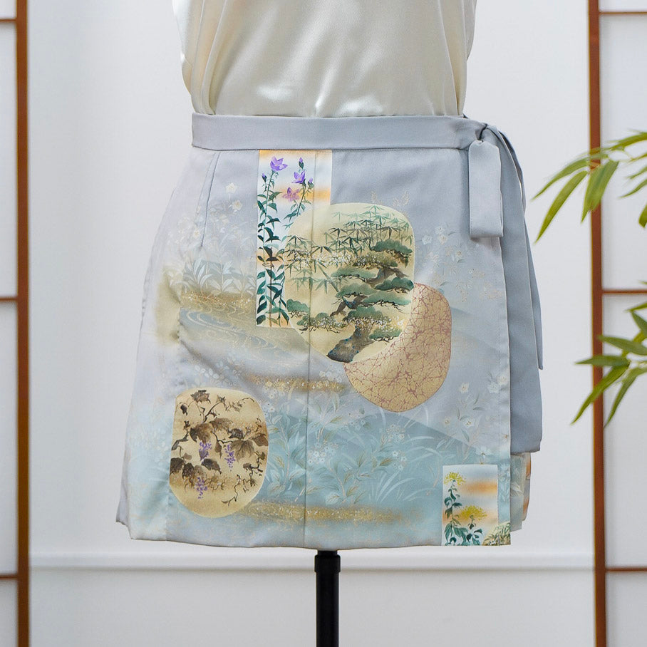 Premium On-hand: Gray Summer Wrap Skirt | SWS7835 | 2P