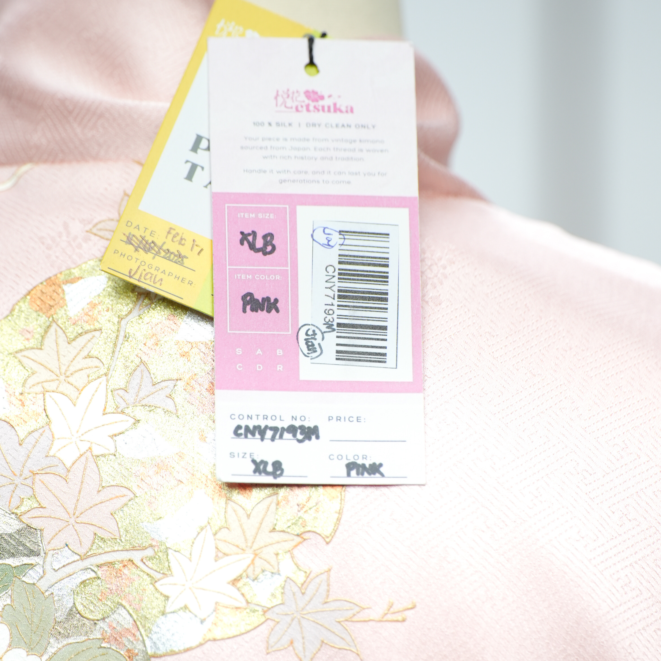 Premium On-hand: Pink Chinese Knot Suit Jacket | CNY7193 | XLB