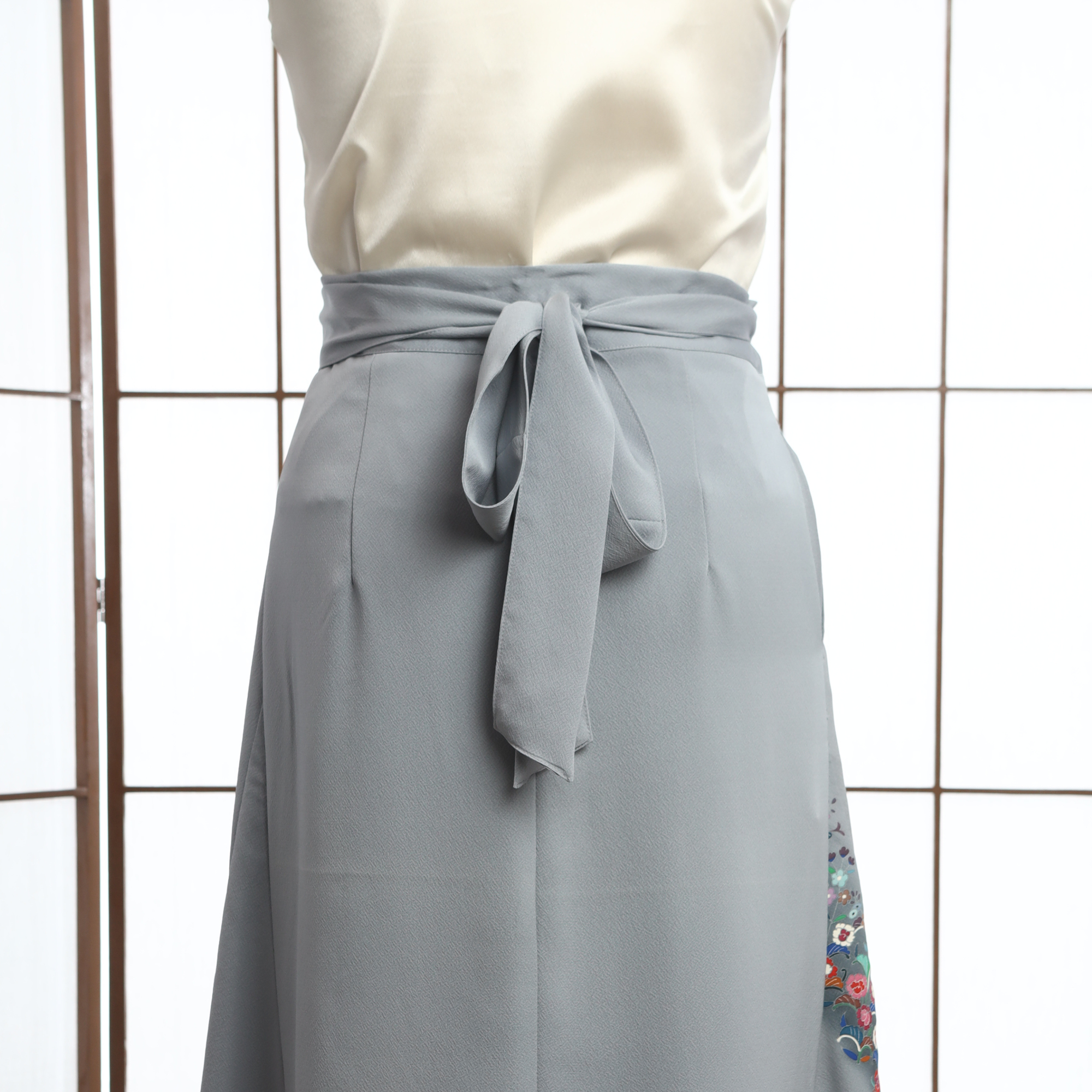 Premium On-hand: Blue Wrap skirt | WS7246Y | 2P