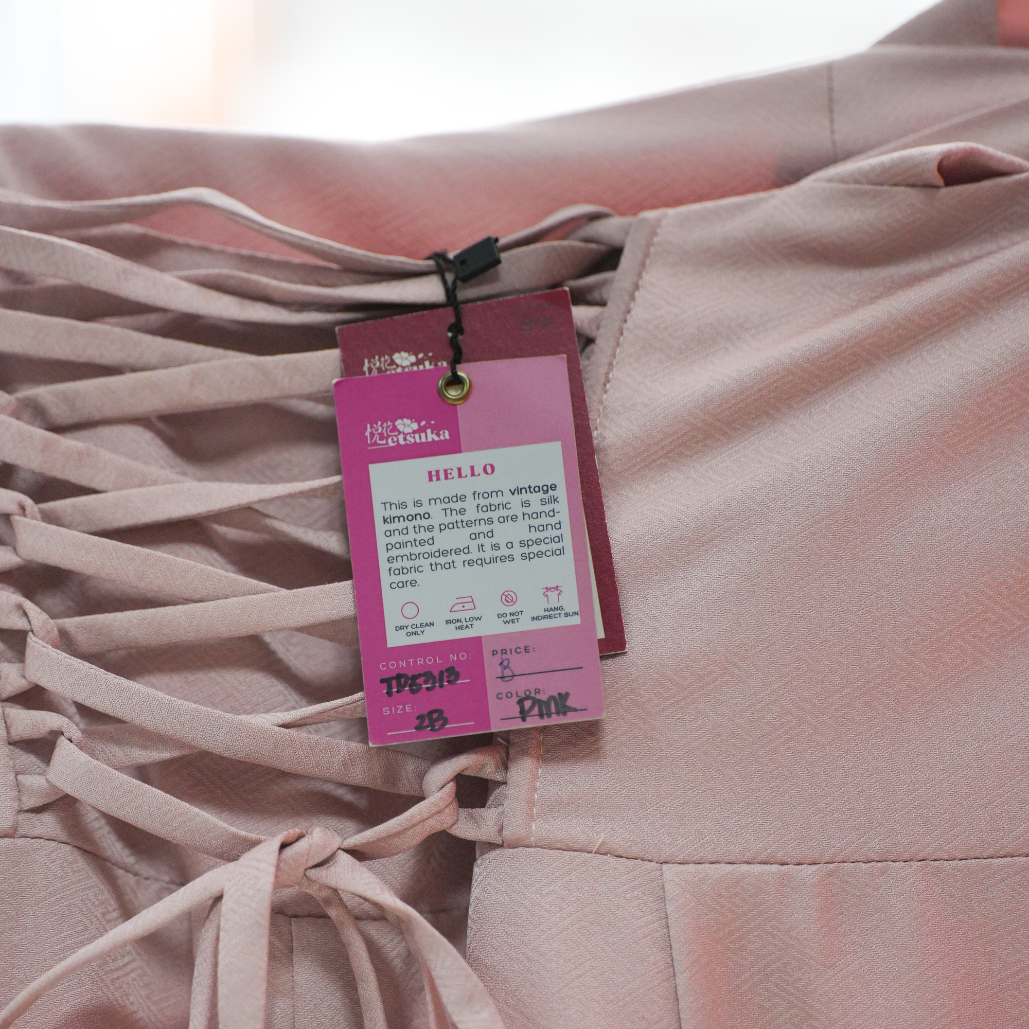 Premium On-hand item: Pink Tea Dress | 2B | TD5313