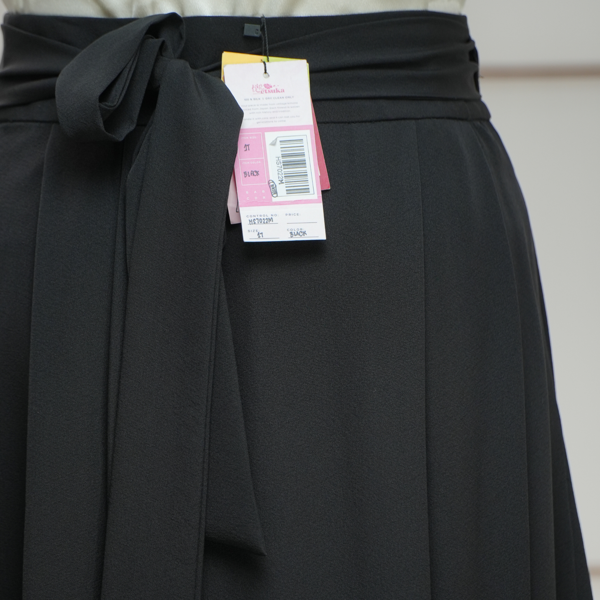 Premium On-hand: Black Hanbok Skirt | HS7022 | 1T - Yuzennn