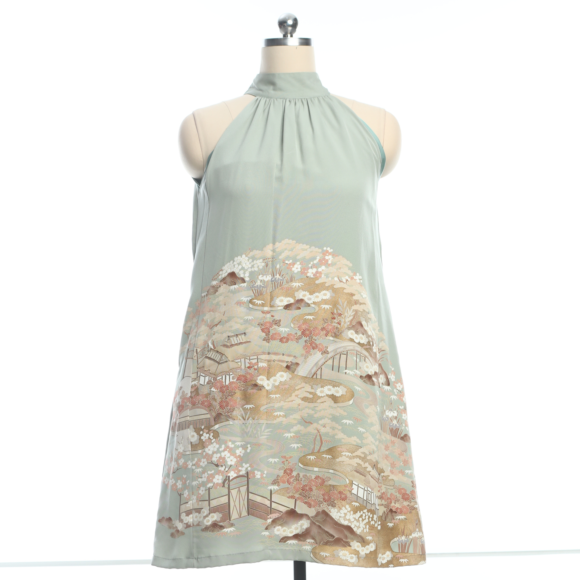 (RH) Premium On-hand: Halter Dress Green | MB | HD4809