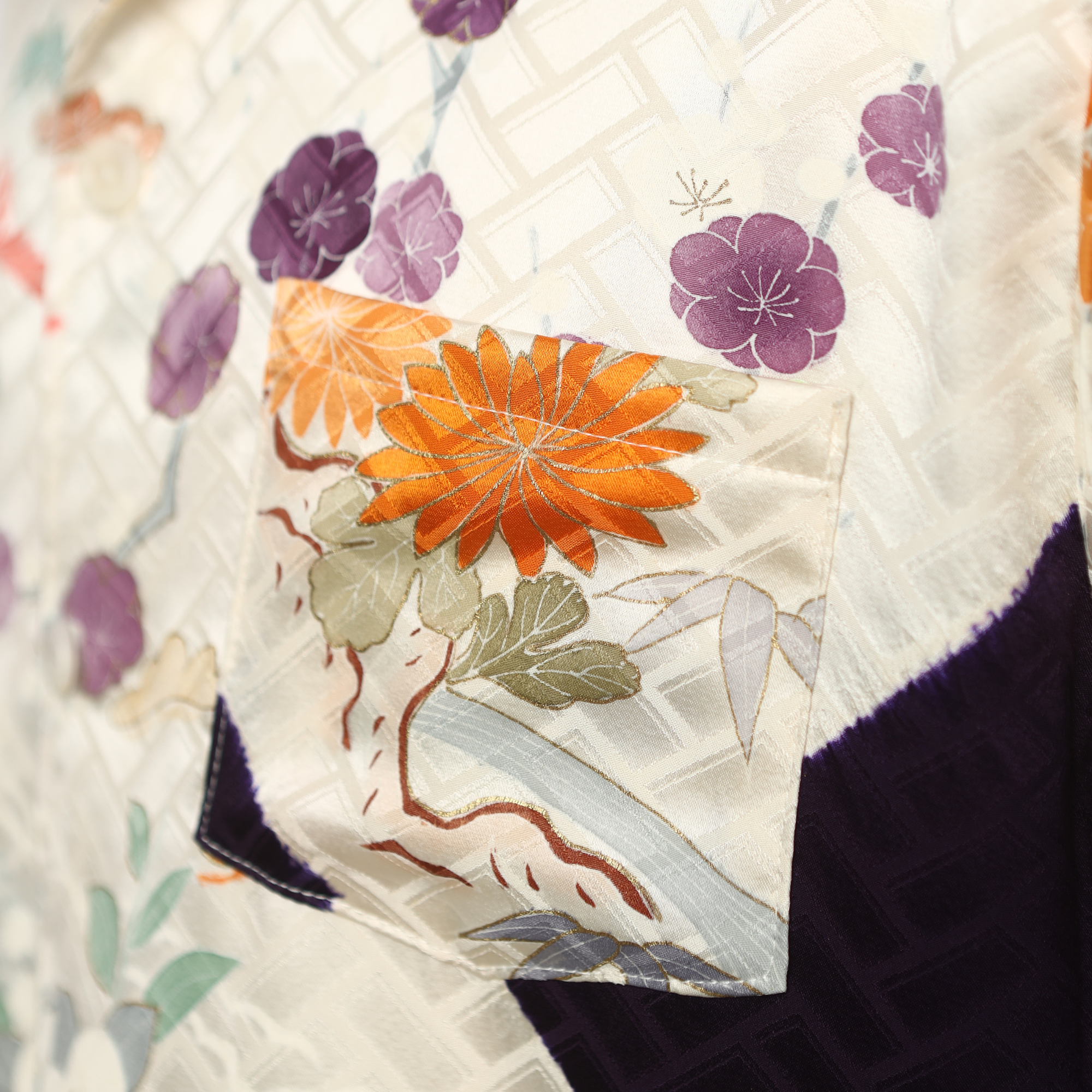 🎉On-hand: Aloha shirt | AS7473 | Cream Florals L (Harry’s Choice)