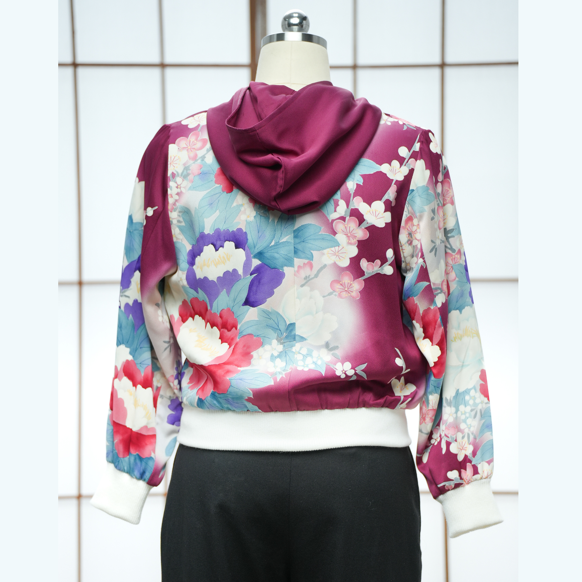Premium On-hand: Red Bomber Jacket with Hoodie | MB | BJH7304M