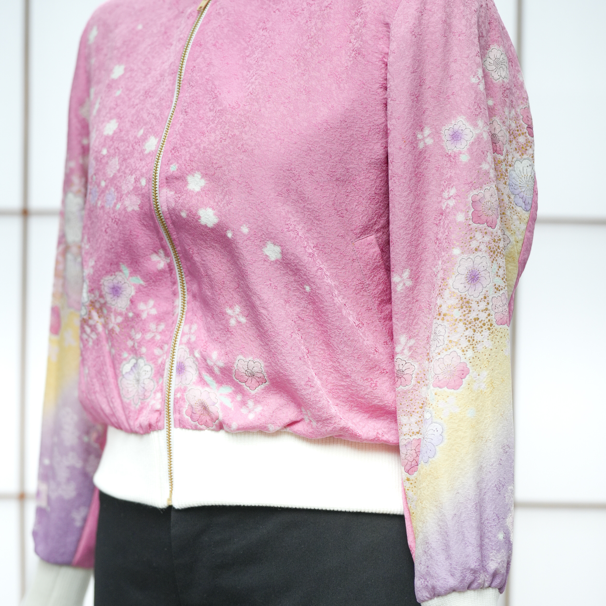 Premium On-hand: Pink Bomber Jacket with Hoodie | LB | BJH7305