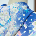 Load image into Gallery viewer, Premium On-hand: Blue flower Bomber Jacket with Hoodie | XLB | BJH7299Ml
