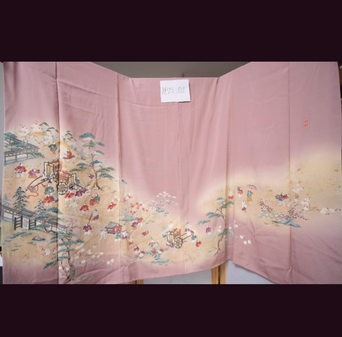 Premium Fabric: AP25-02 | Pink Happy Neighborhood