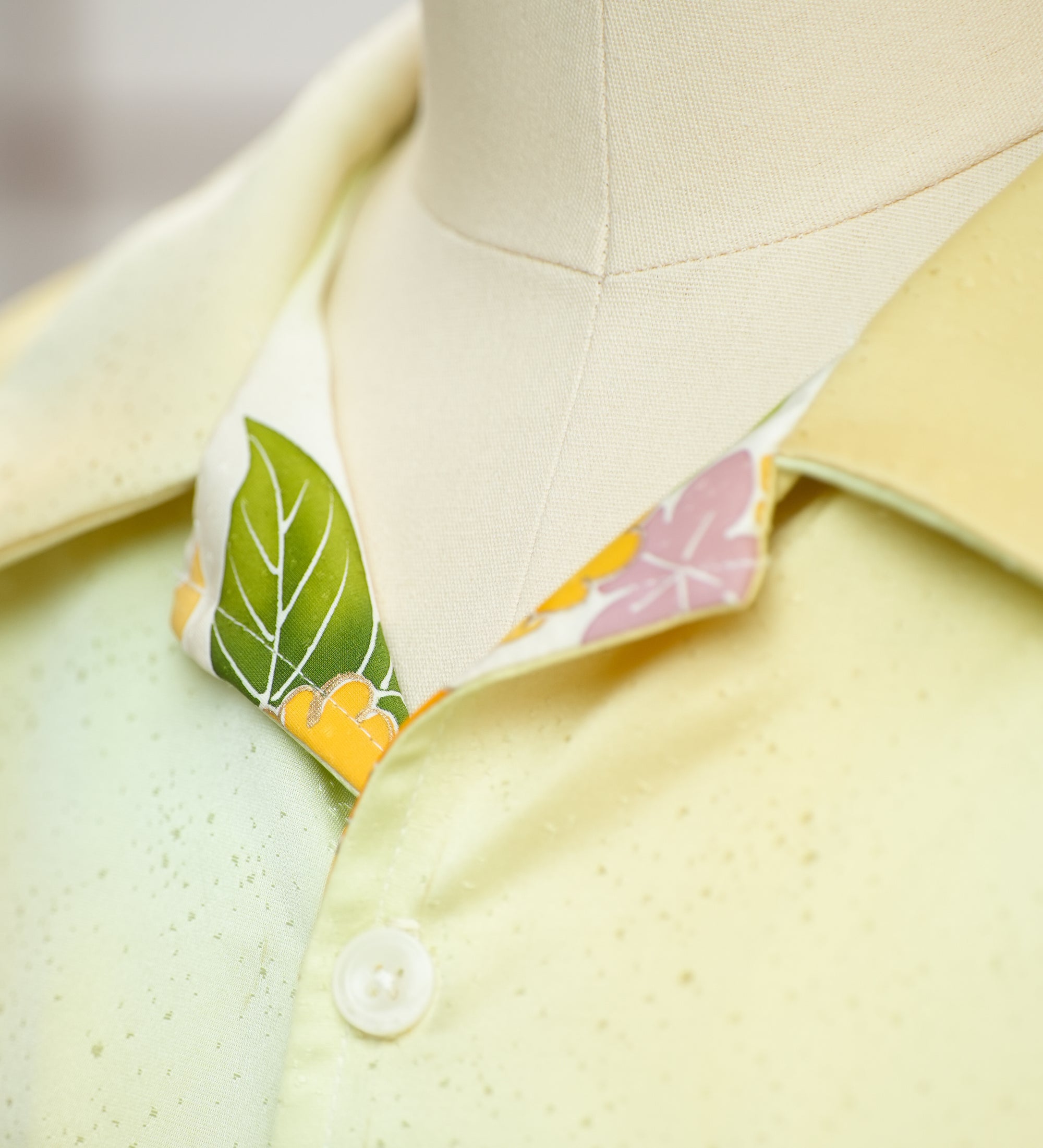 On-hand: Cream Aloha shirt | L | AS7475M