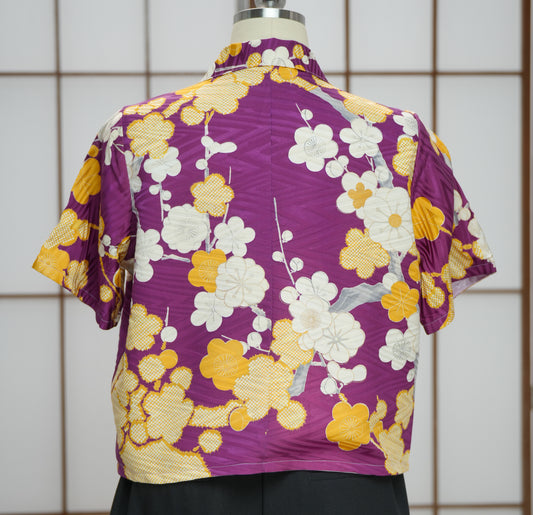 On-hand: Women's Aloha Shirt | WAS7478A | Lavender (L)