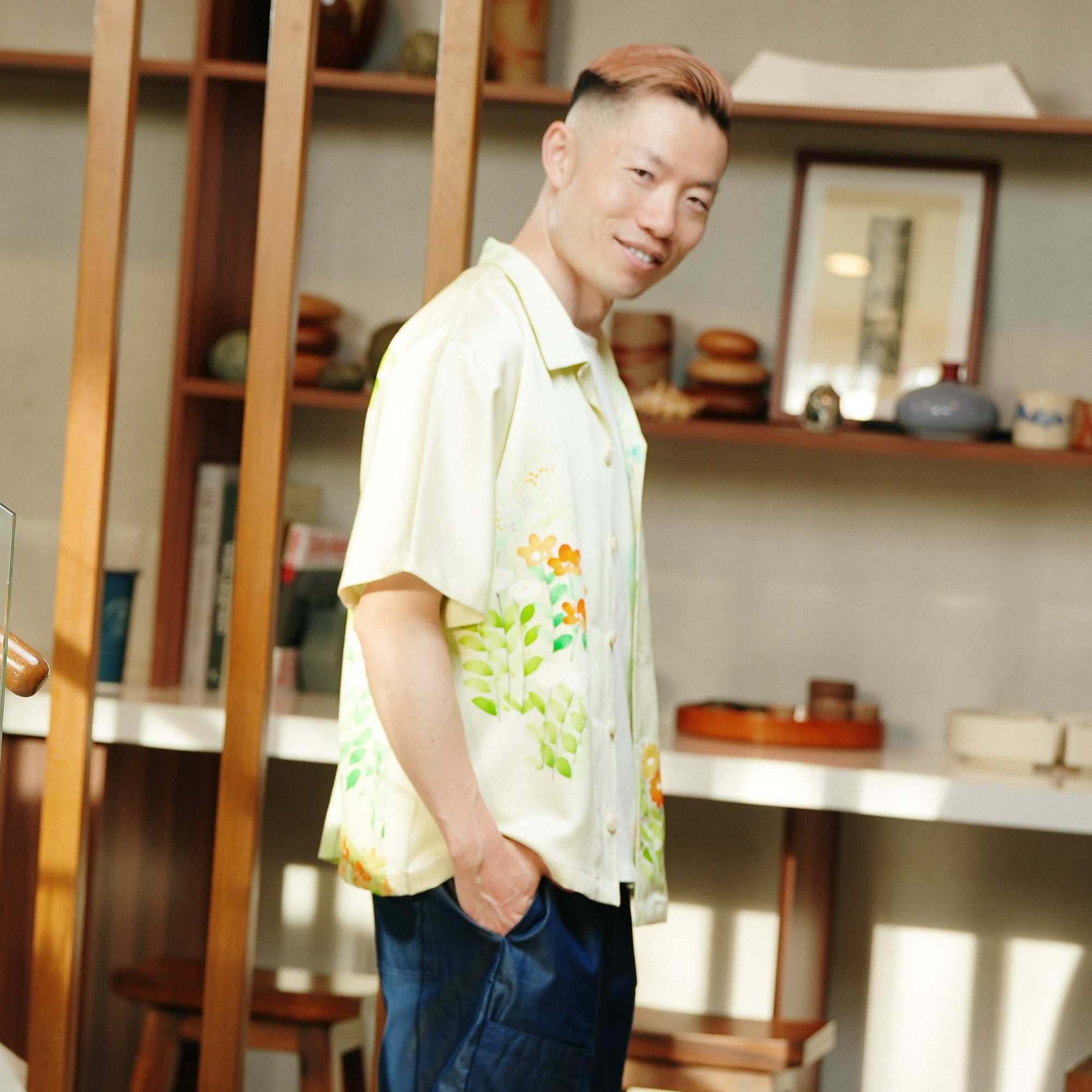 On-hand: Aloha shirt | AS7471 | Refreshing Green XL