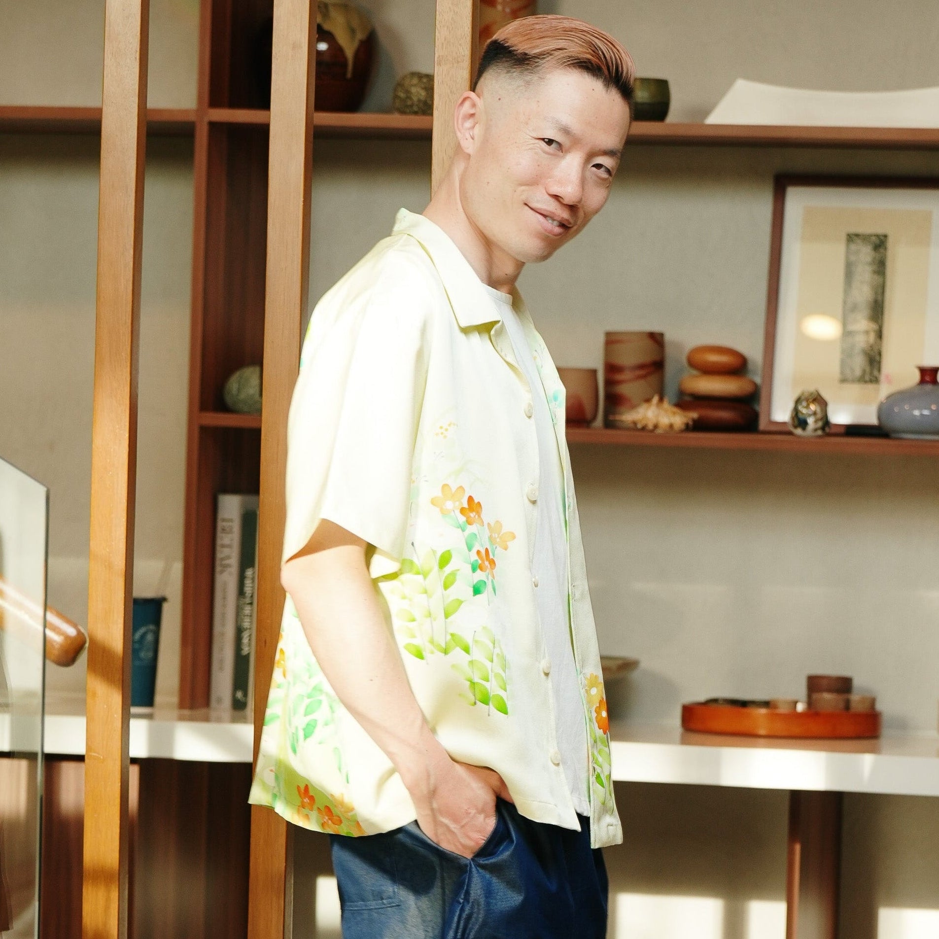 On-hand: Aloha shirt | AS7471 | Refreshing Green XL
